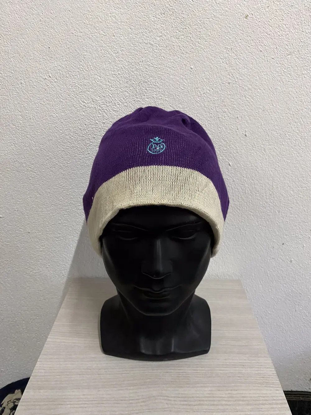 Japanese Brand Pearly Gates Stripe Design Beanie Hat Size ONE SIZE - 4 Thumbnail
