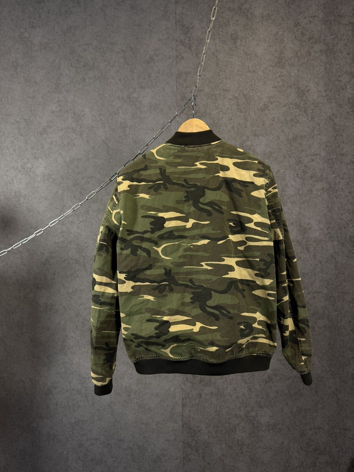 Zara Zara Man camo military bomber jacket Size US L / EU 52-54 / 3 - 5 Thumbnail