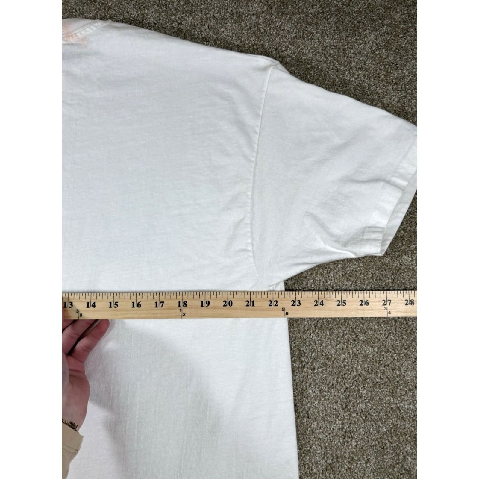 Hanes Vintage Peeping Tom Kelly 1986 Single Stitch Shirt USA Made • Adult Size XL - White Size US XL / EU 56 / 4 - 7 Thumbnail
