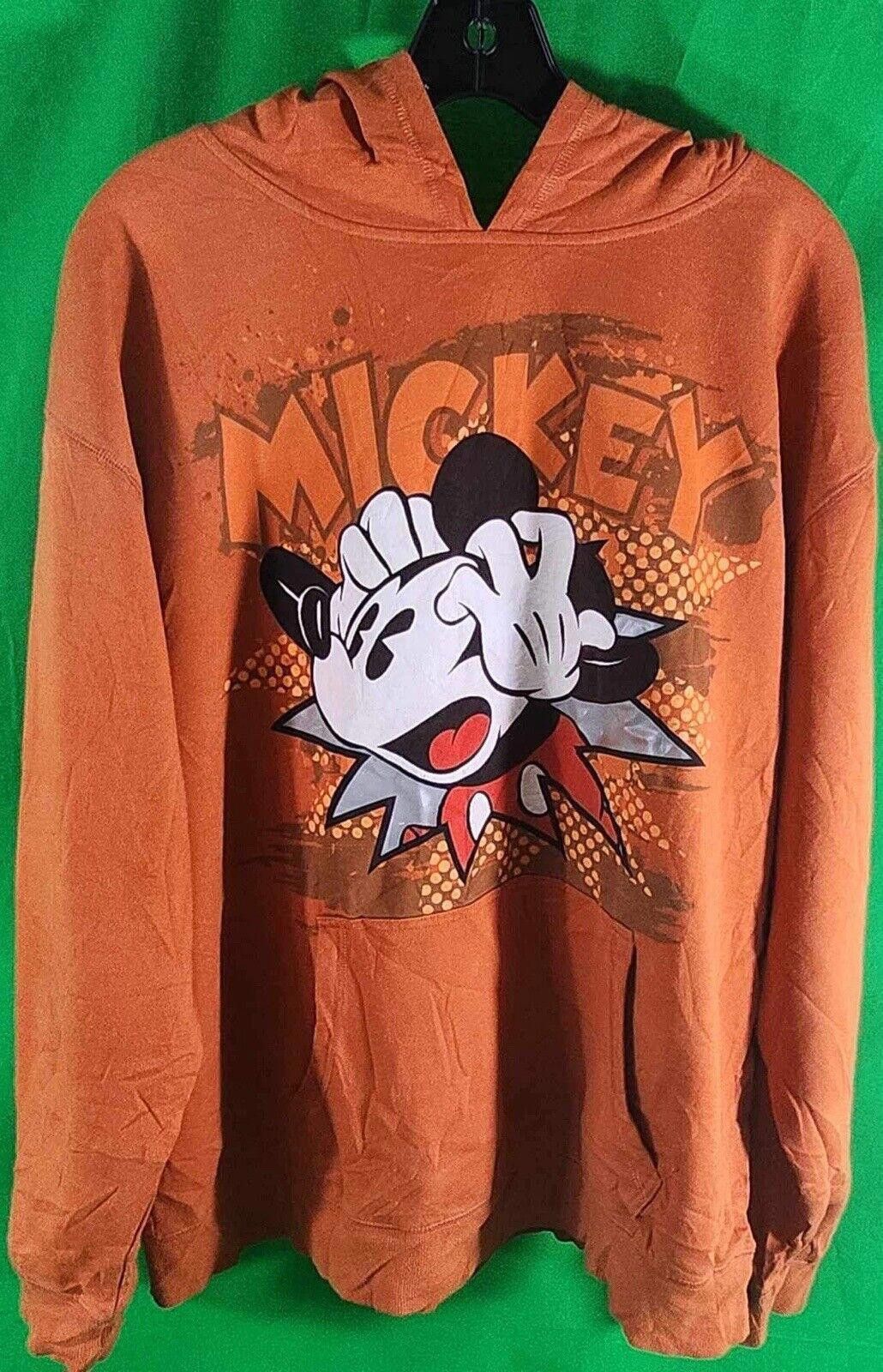 Disney Vintage Mickey Mouse Graphic Hoodie - Cozy and Stylish Size US 36 / EU 52 - 1 Thumbnail
