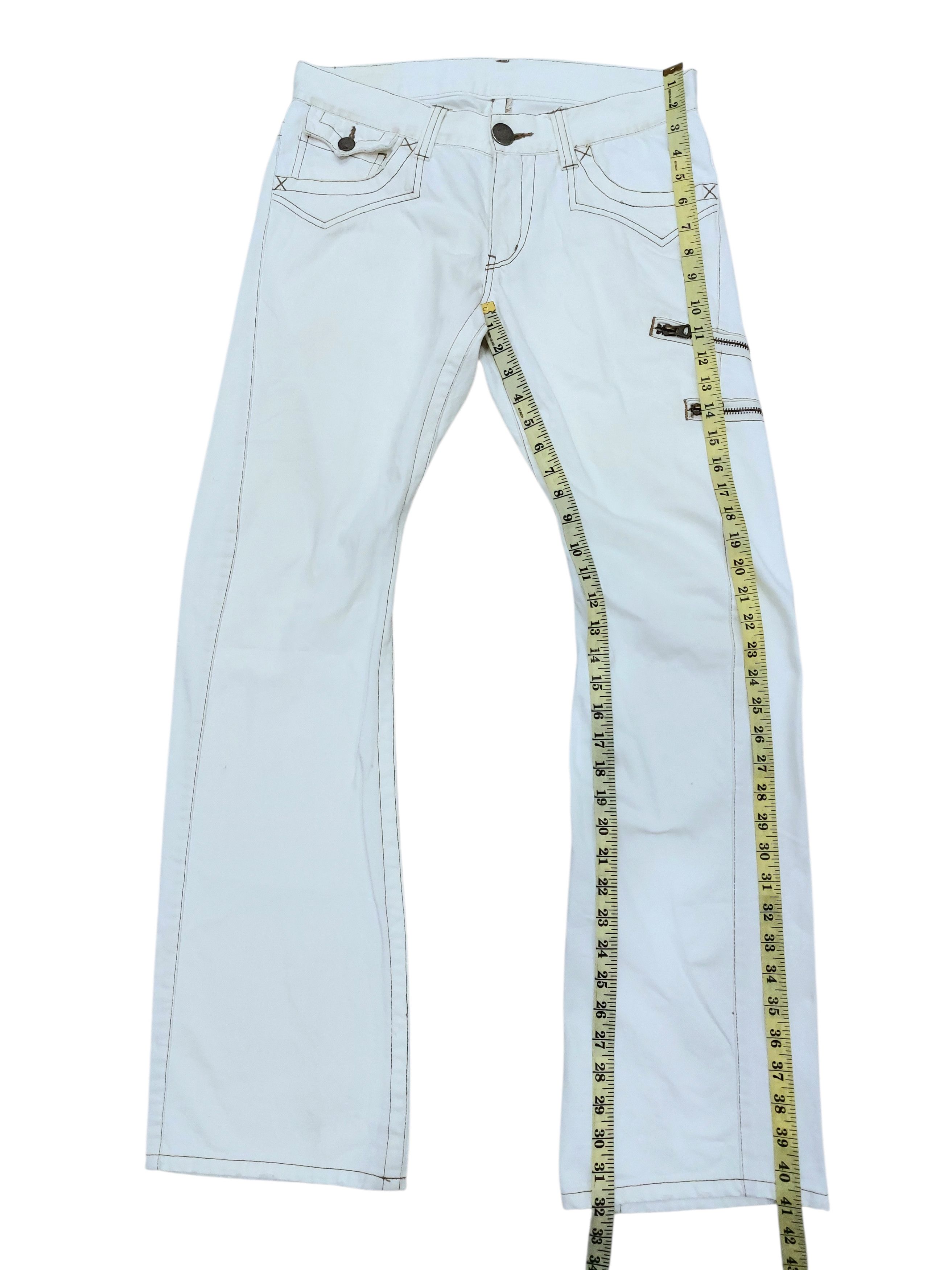 Vintage Flare Rattle Trap Bootcut Rock Style Denim Size US 31 - 12 Thumbnail