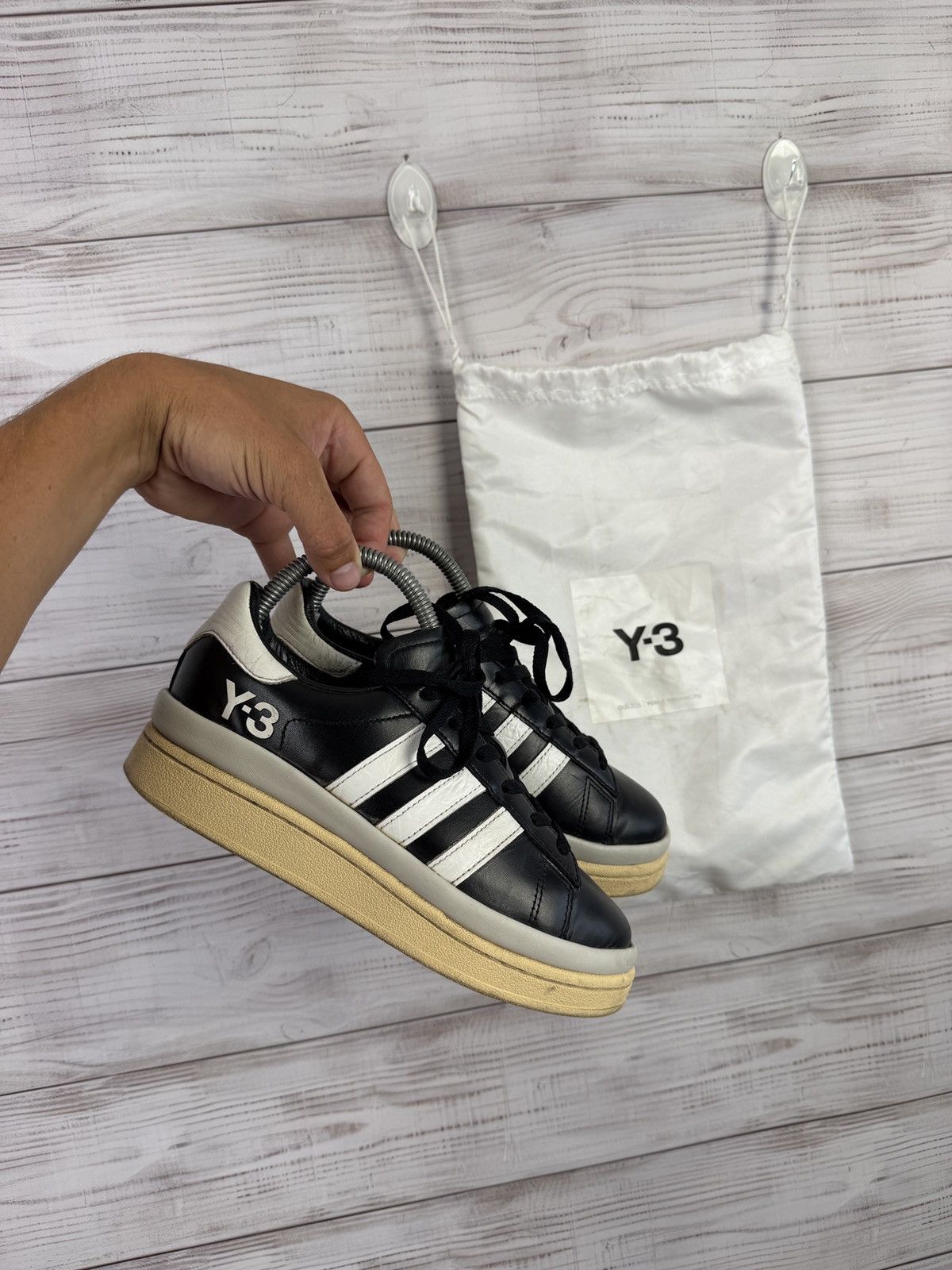 Adidas × Vintage × Y-3 Yohji Yamamoto x Adidas Y-3 2003 cowhide