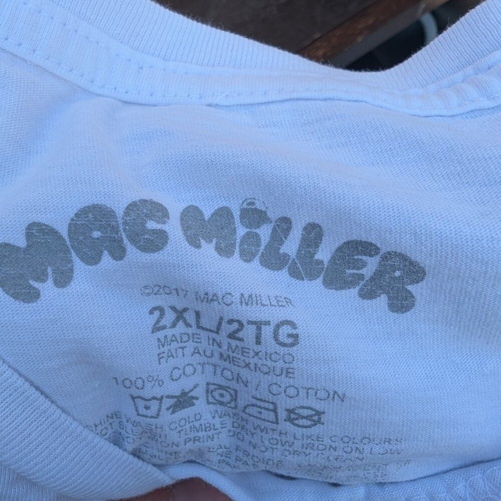 Mac Miller Mac Miller T-Shirt Men 2XL White Star Circle Pot Leaf Crew Size US XXL / EU 58 / 5 - 7 Thumbnail