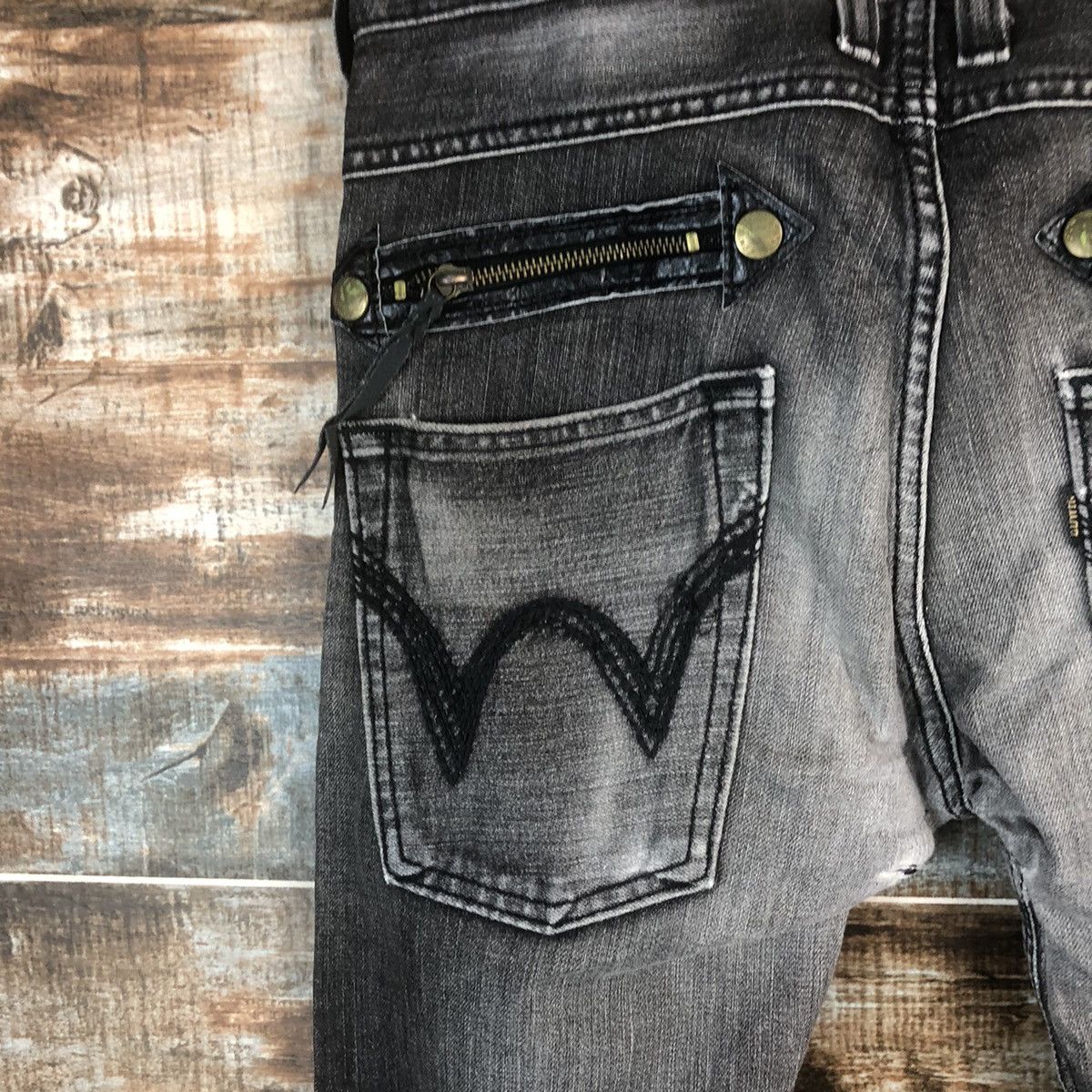 Edwin DL Edwin Black Denim Pants #C261 Size US 28 / EU 44 - 15 Thumbnail