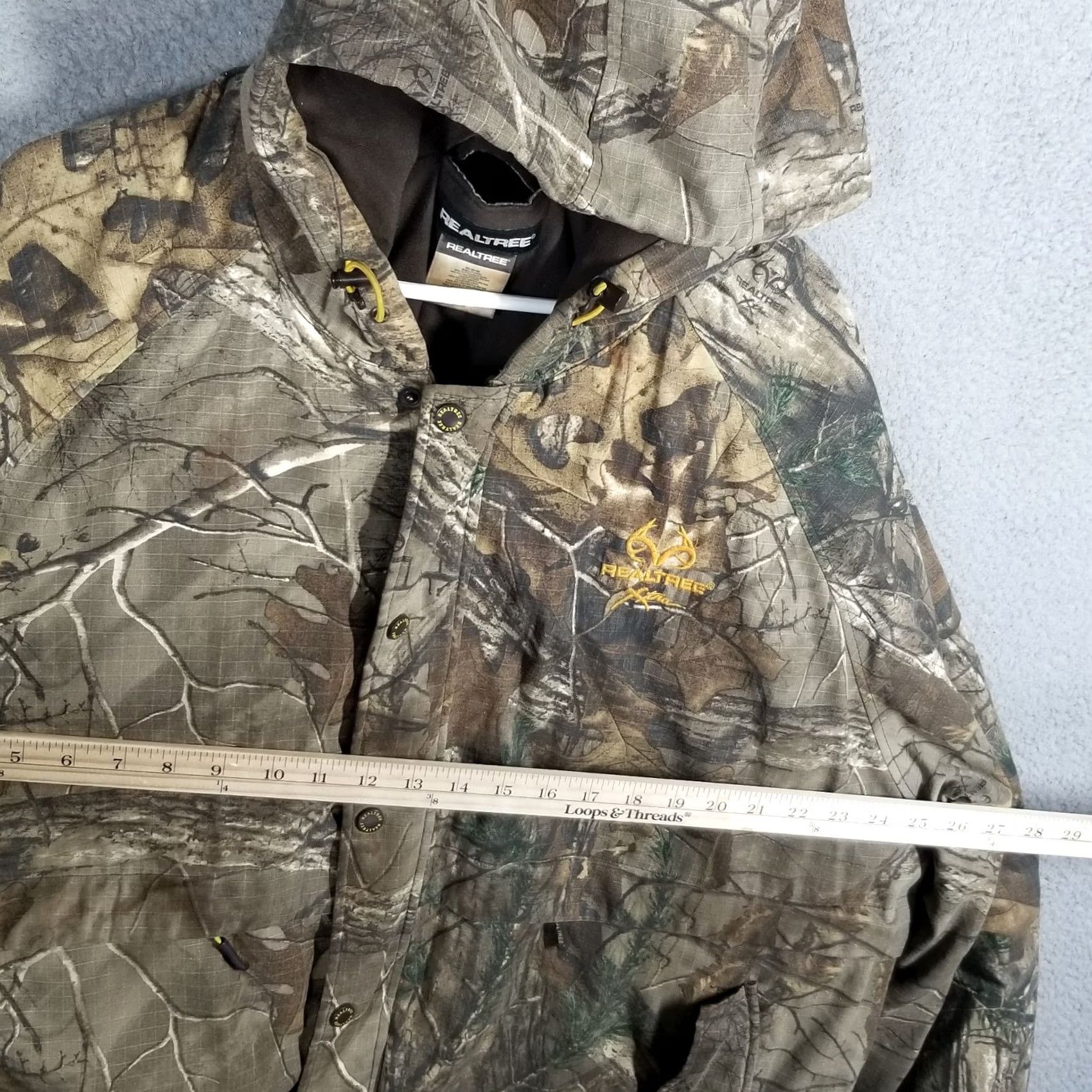 Realtree Realtree Bomber Jacket Coat Mens 3XL Camouflage Insulated Xtra Weathergear Pocketed Hooded Lined Zip-Snap Full Zip Size US XXL / EU 58 / 5 - 5 Thumbnail