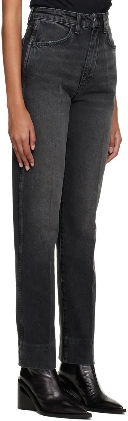 RE/DONE o1mle0524 Cigarette Jeans in Black Size 24" / US 00 / IT 34 - 3 Thumbnail