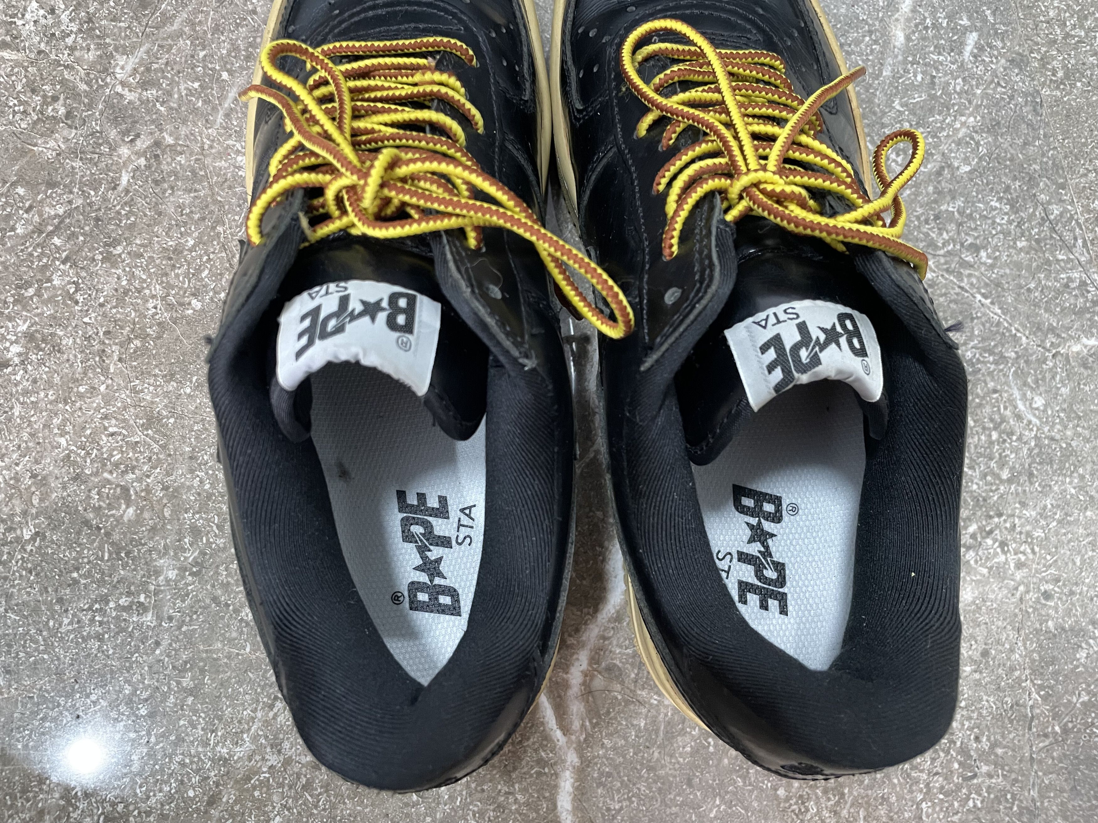 Bape OG GLASS LEATHER BAPESTA Size US 9.5 / EU 42-43 - 11 Thumbnail