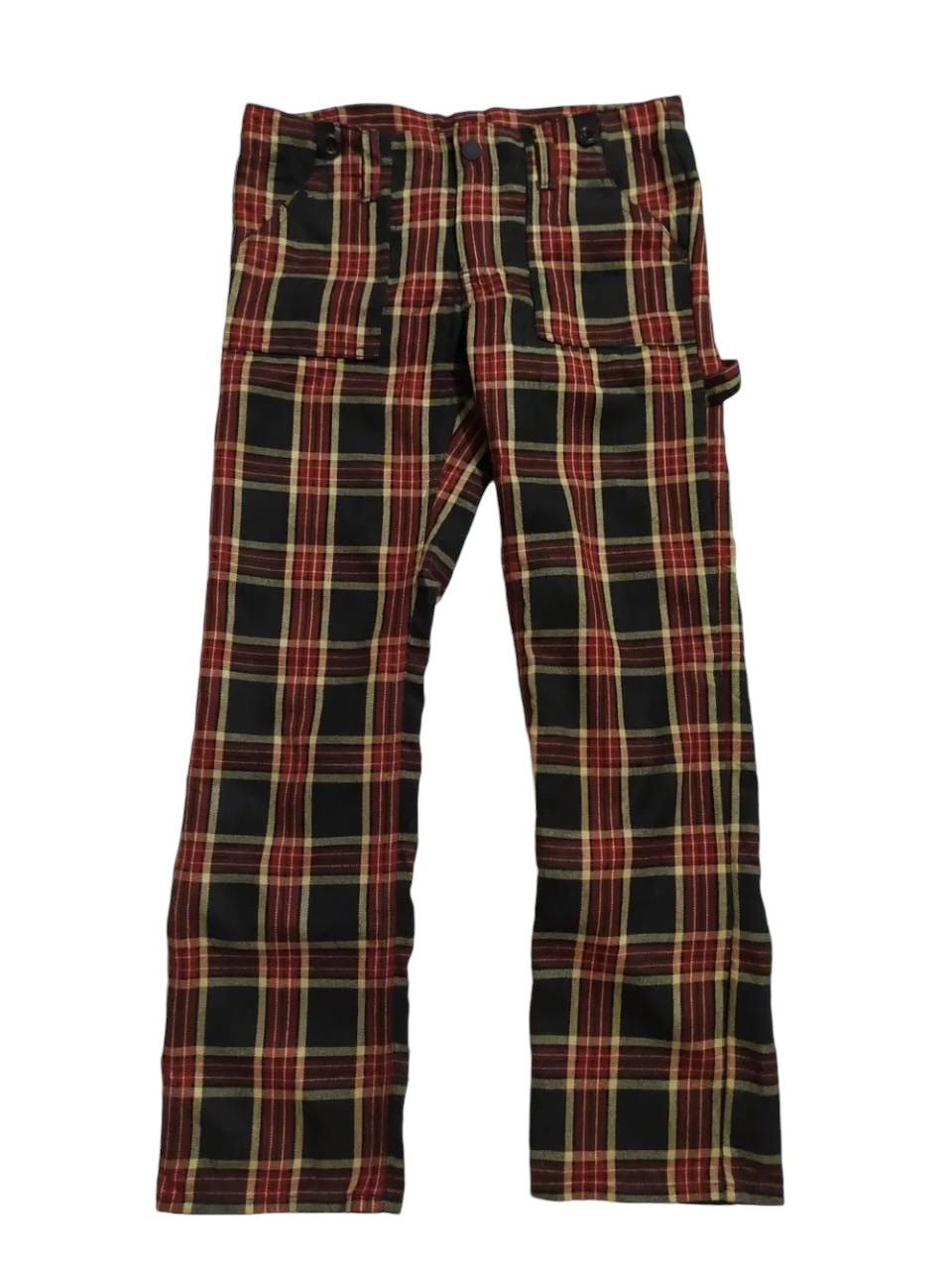 Japanese Brand Peace Japanese Checkered Pants Size US 27 - 1 Thumbnail