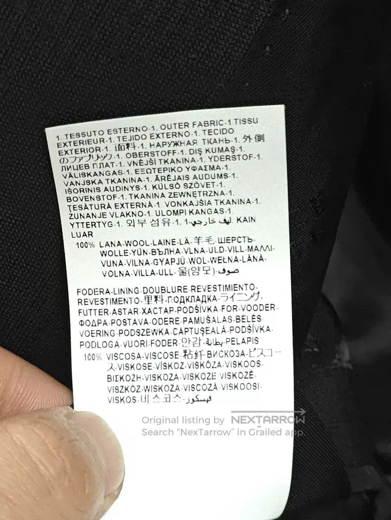 Versace Versace Men's suit wool suit Size 52S - 8 Thumbnail