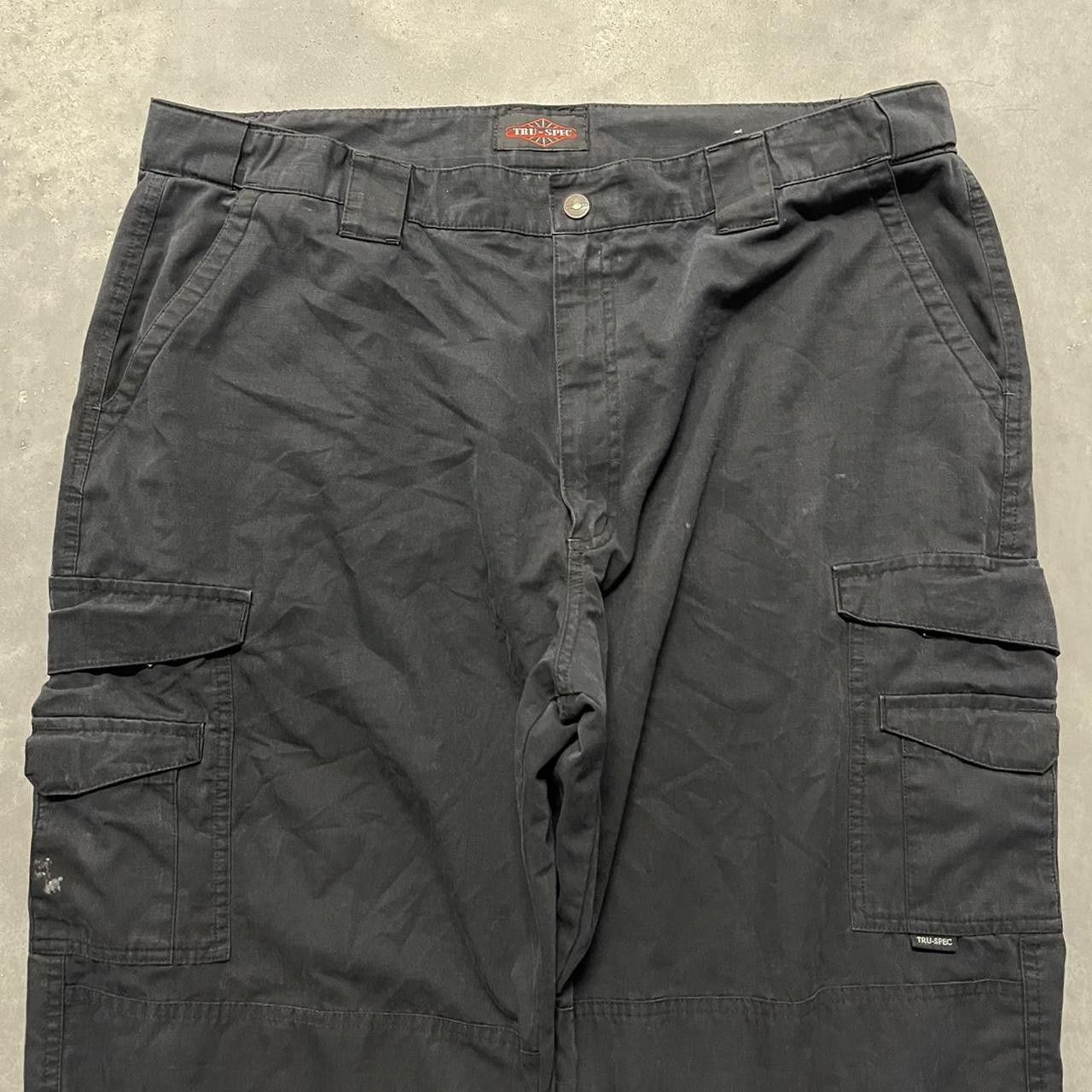 Japanese Brand × Vintage Crazy Vintage Y2K/2000s BaggyGrunge Black Wide Leg Size US 42 / EU 58 - 4 Thumbnail