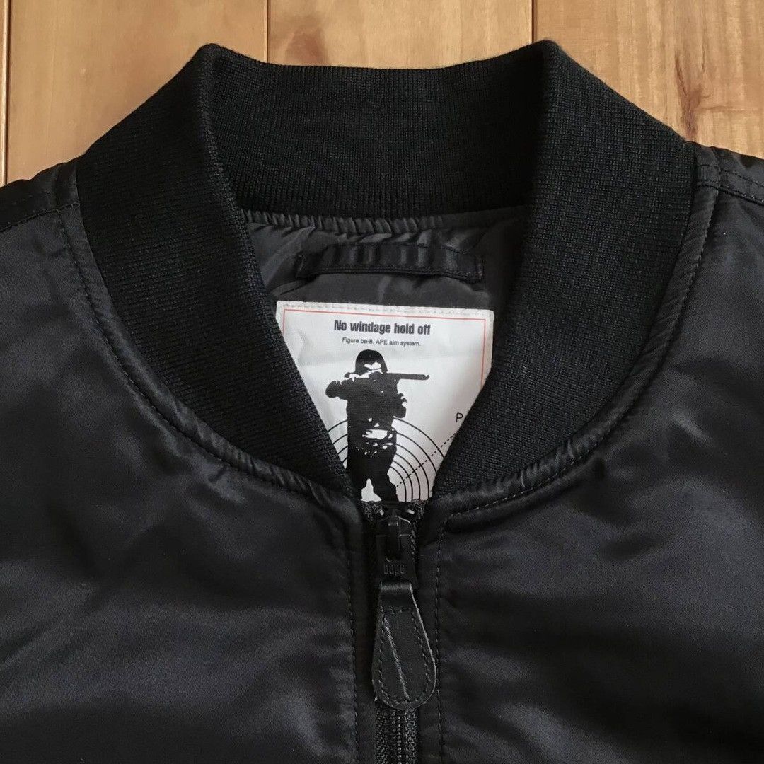 Bape BAPE HUNTING LOGO MA-1 Bomber Jacket a bathing ape Size US L / EU 52-54 / 3 - 4 Thumbnail