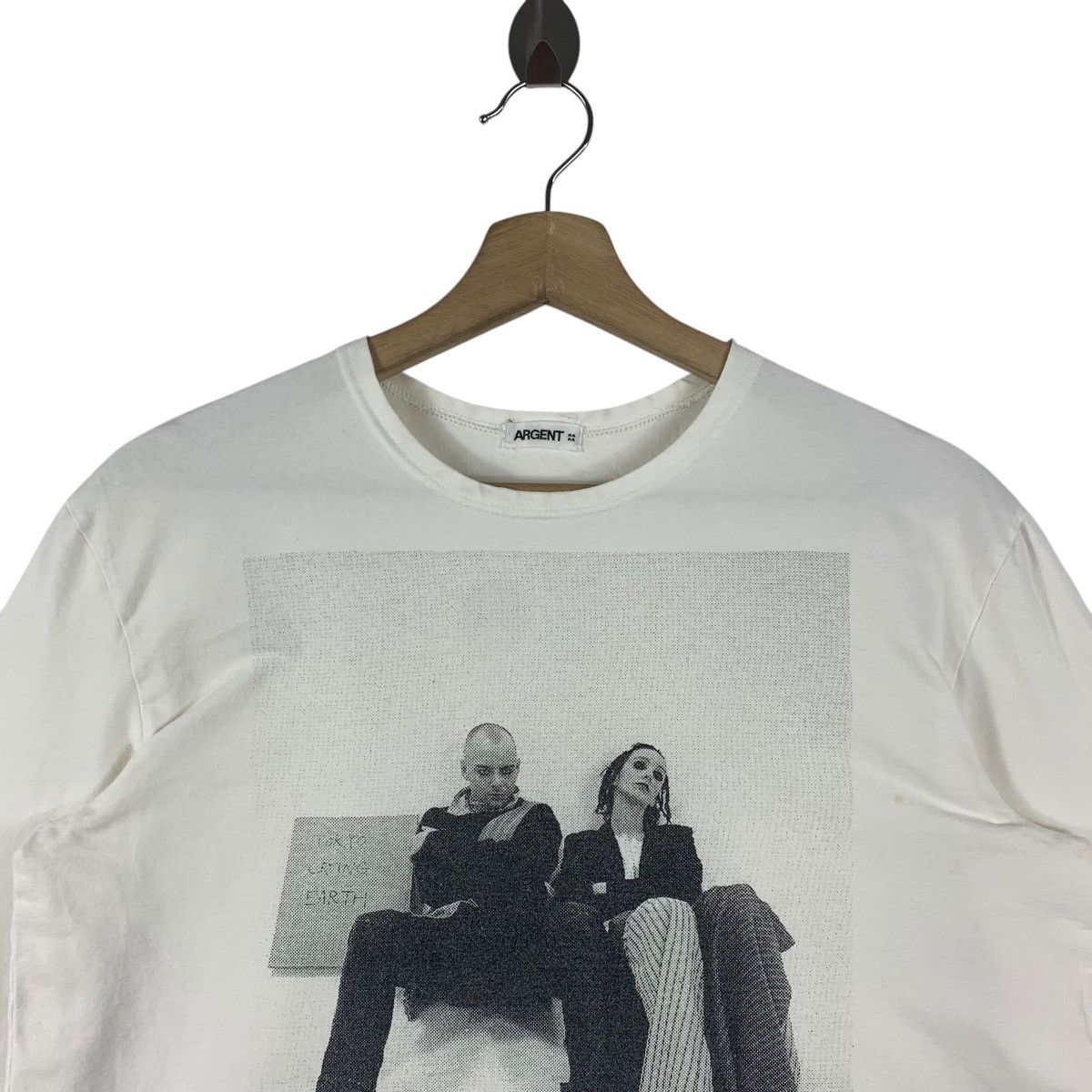 Japanese Brand ARGENT WORK art printed designer tee Size US M / EU 48-50 / 2 - 2 Thumbnail