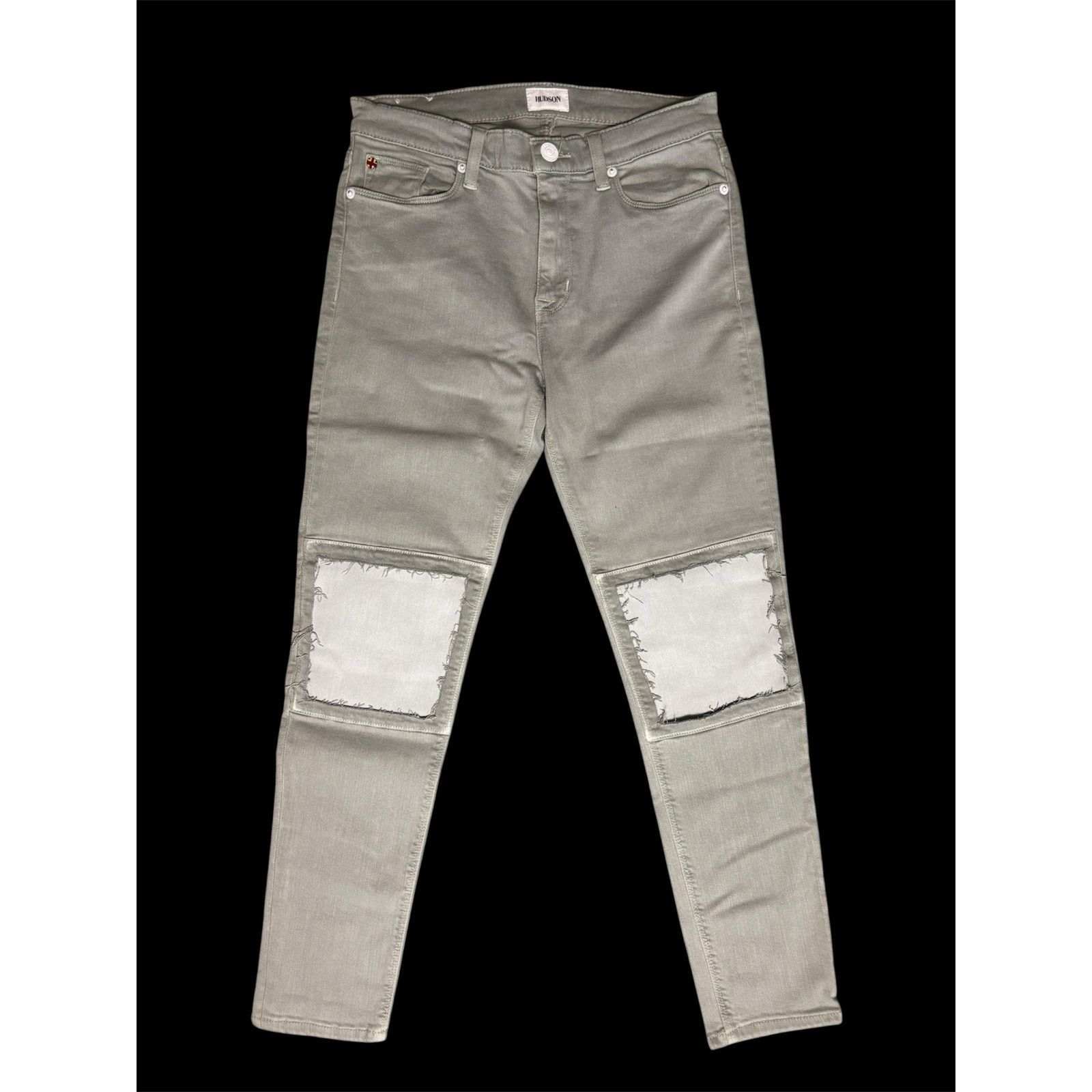 Hudson Hudson Gray Midrise Ankle Suzzi Super Skinny Denim Jeans Size US 30 / EU 46 - 1 Thumbnail