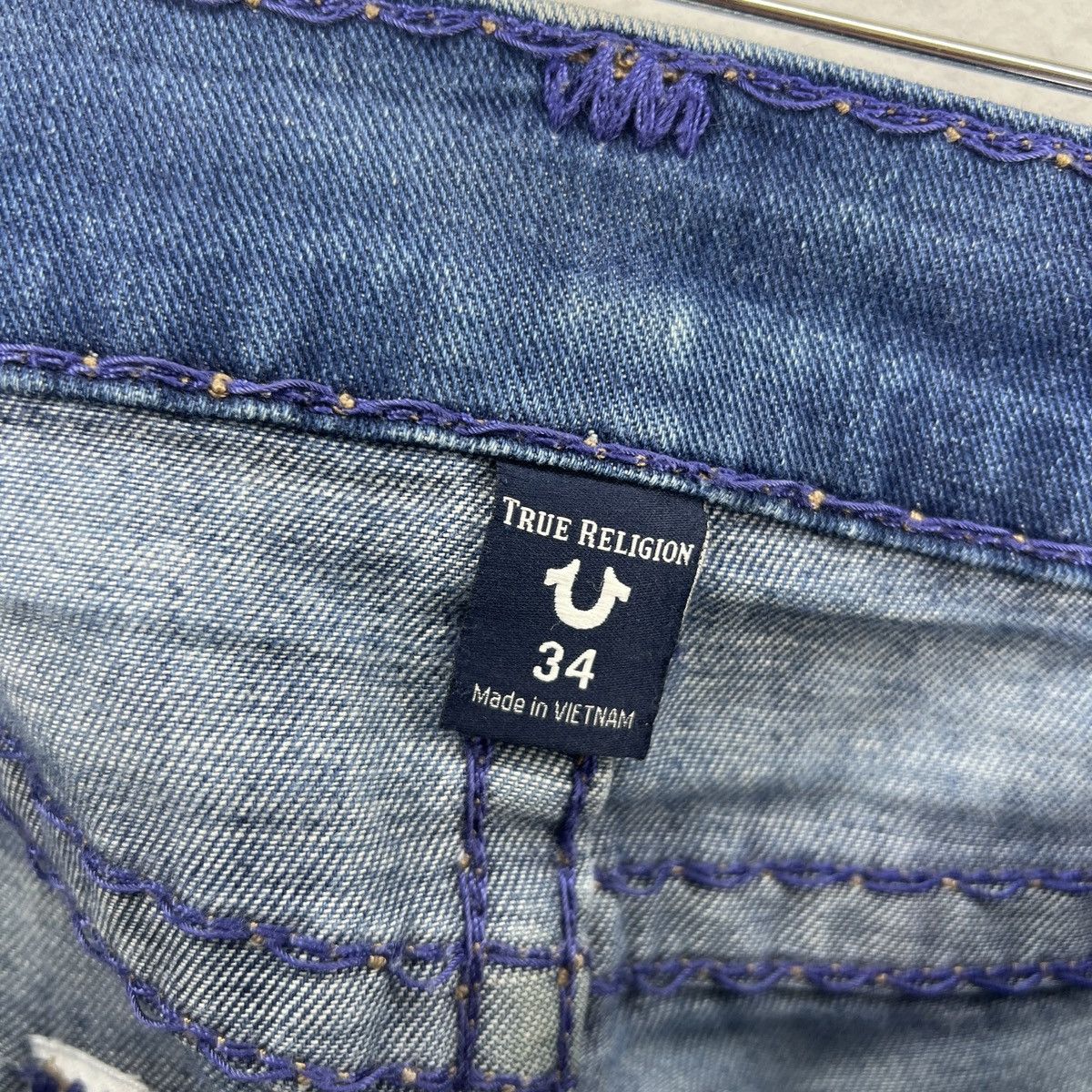 Japanese Brand × True Religion × Vintage Vintage True Religion Rocco QT Denim Jeans Japan Blue 34 Size US 34 / EU 50 - 8 Thumbnail