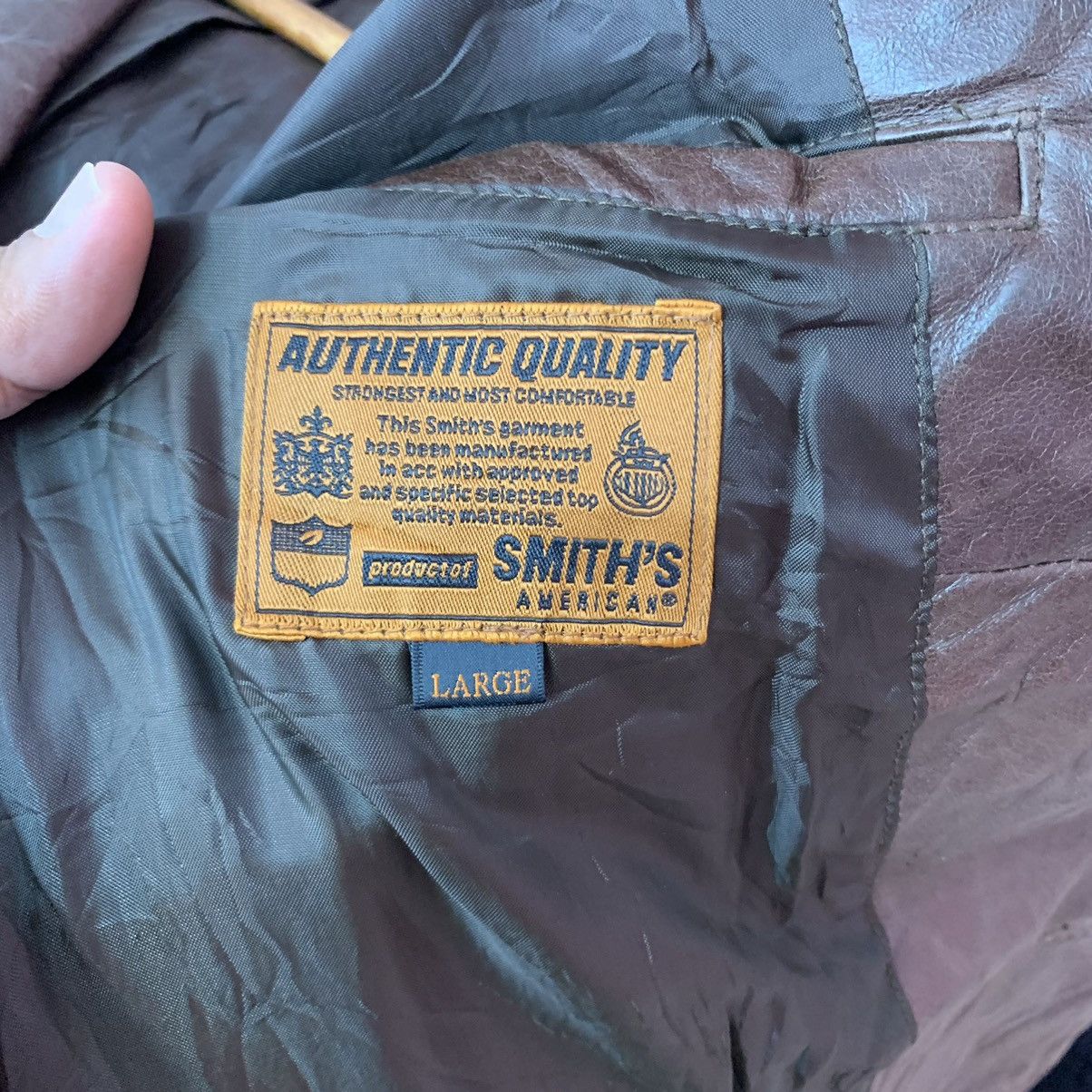 Genuine Leather Vintage Smiths American Product Leather Button Jacket Size US L / EU 52-54 / 3 - 7 Thumbnail