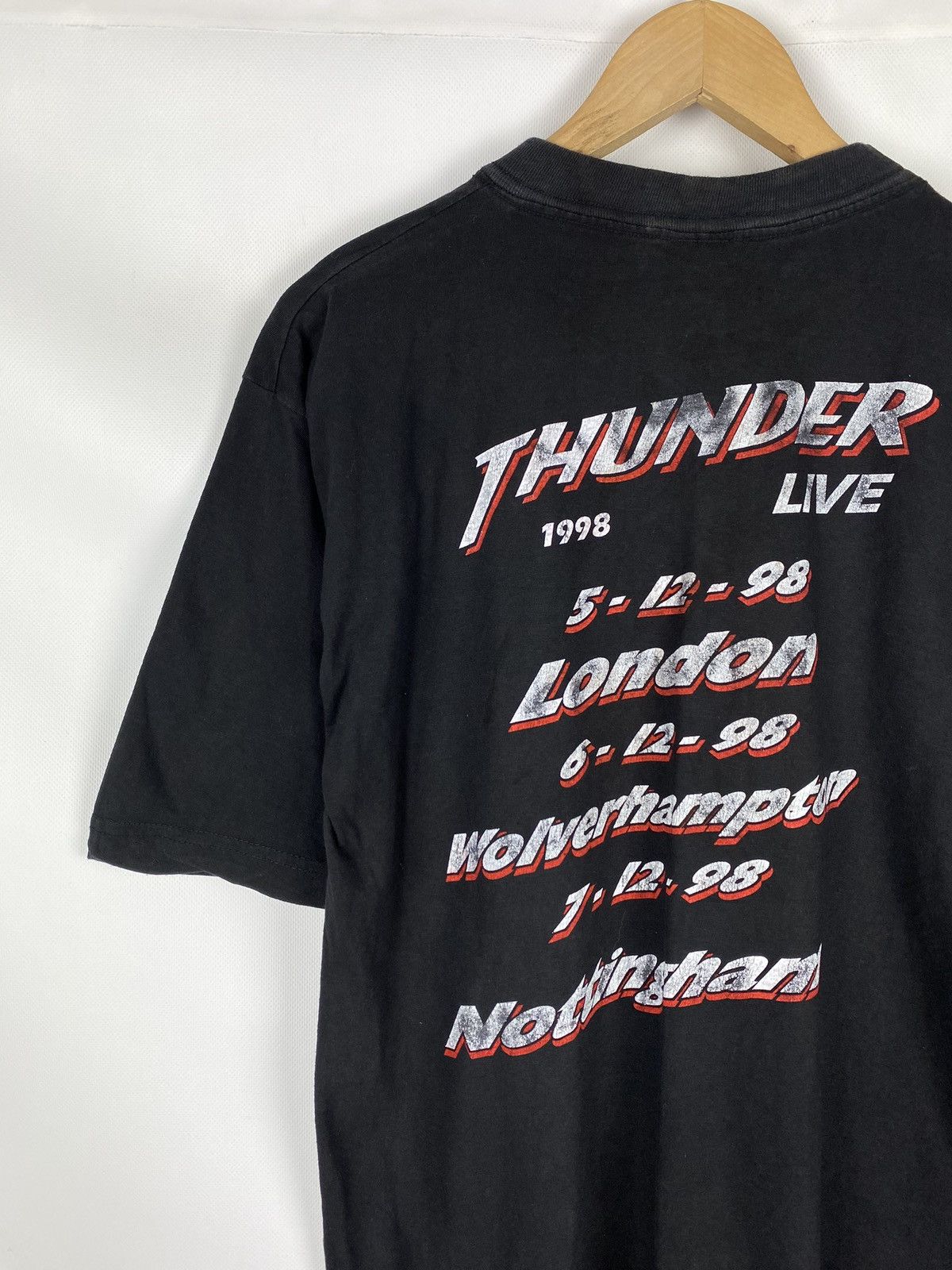 Band Tees Thunder Live vintage band heavy metal rock tour 1998 t shirt Size US XL / EU 56 / 4 - 14 Thumbnail