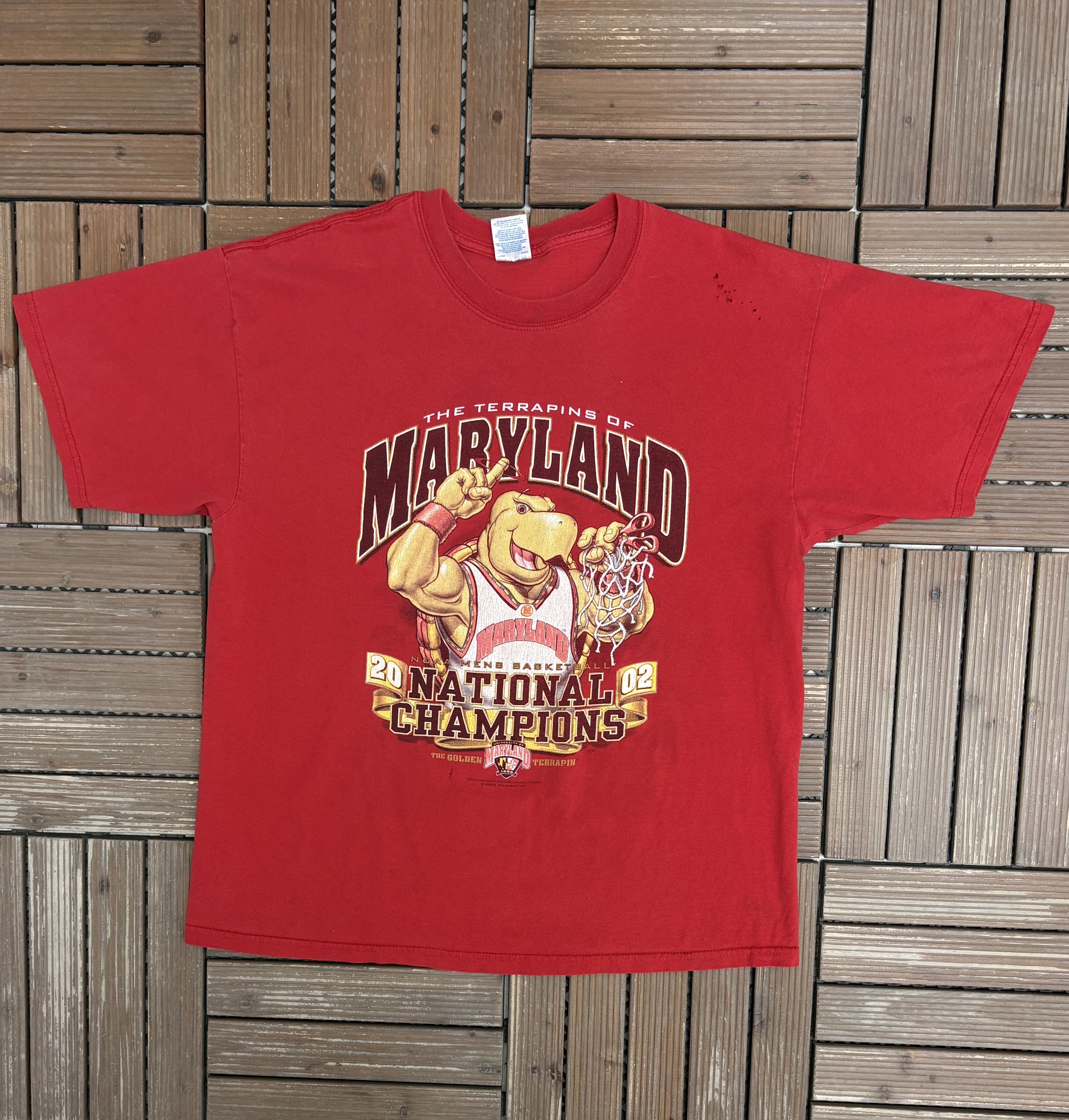 Vintage Maryland Terrapins National Champions 2002 Vintage T-Shirt Size US XL / EU 56 / 4 - 1 Thumbnail