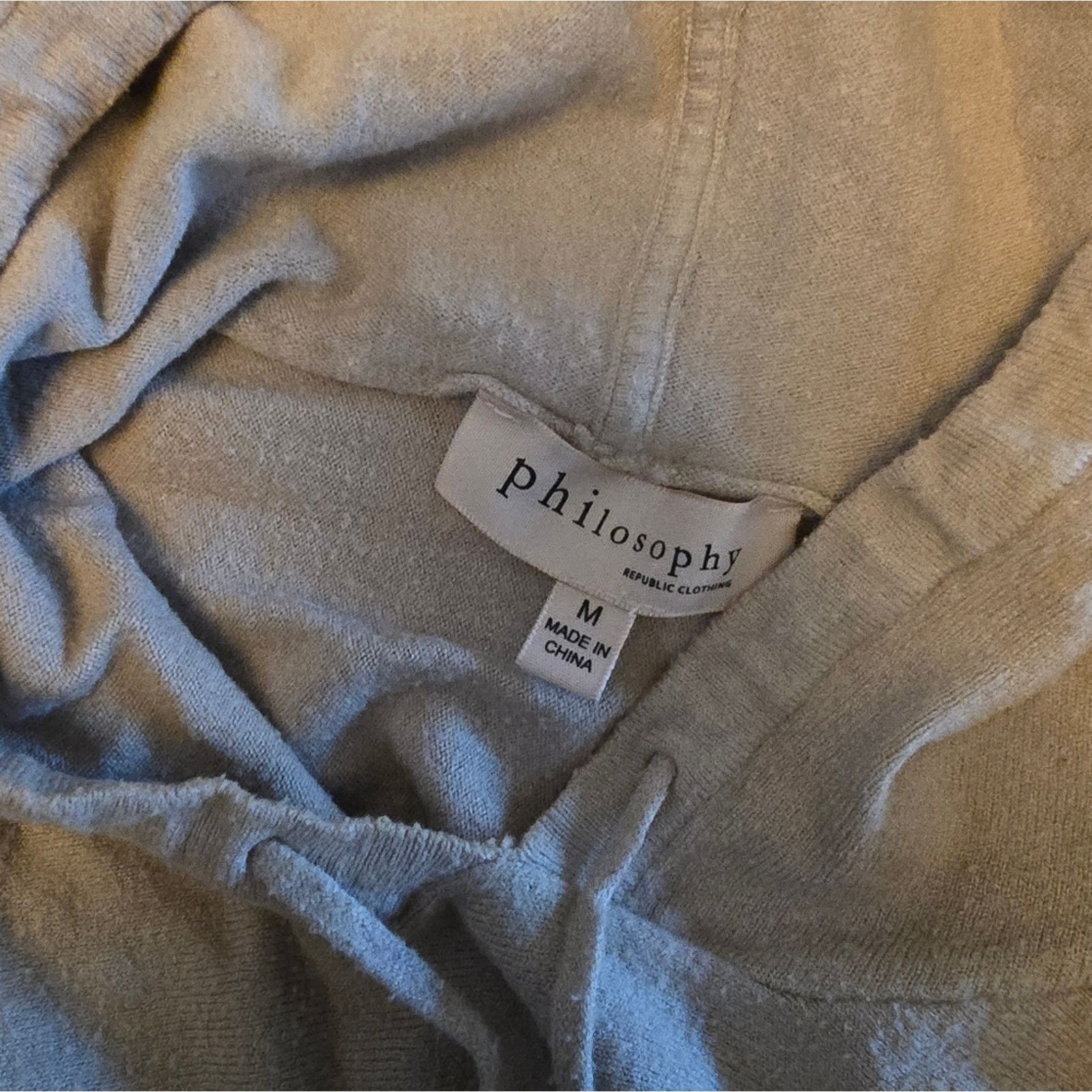 Other Beige | PHILOSOPHY | Hoodie Long Sleeve Size M / US 6-8 / IT 42-44 - 3 Thumbnail