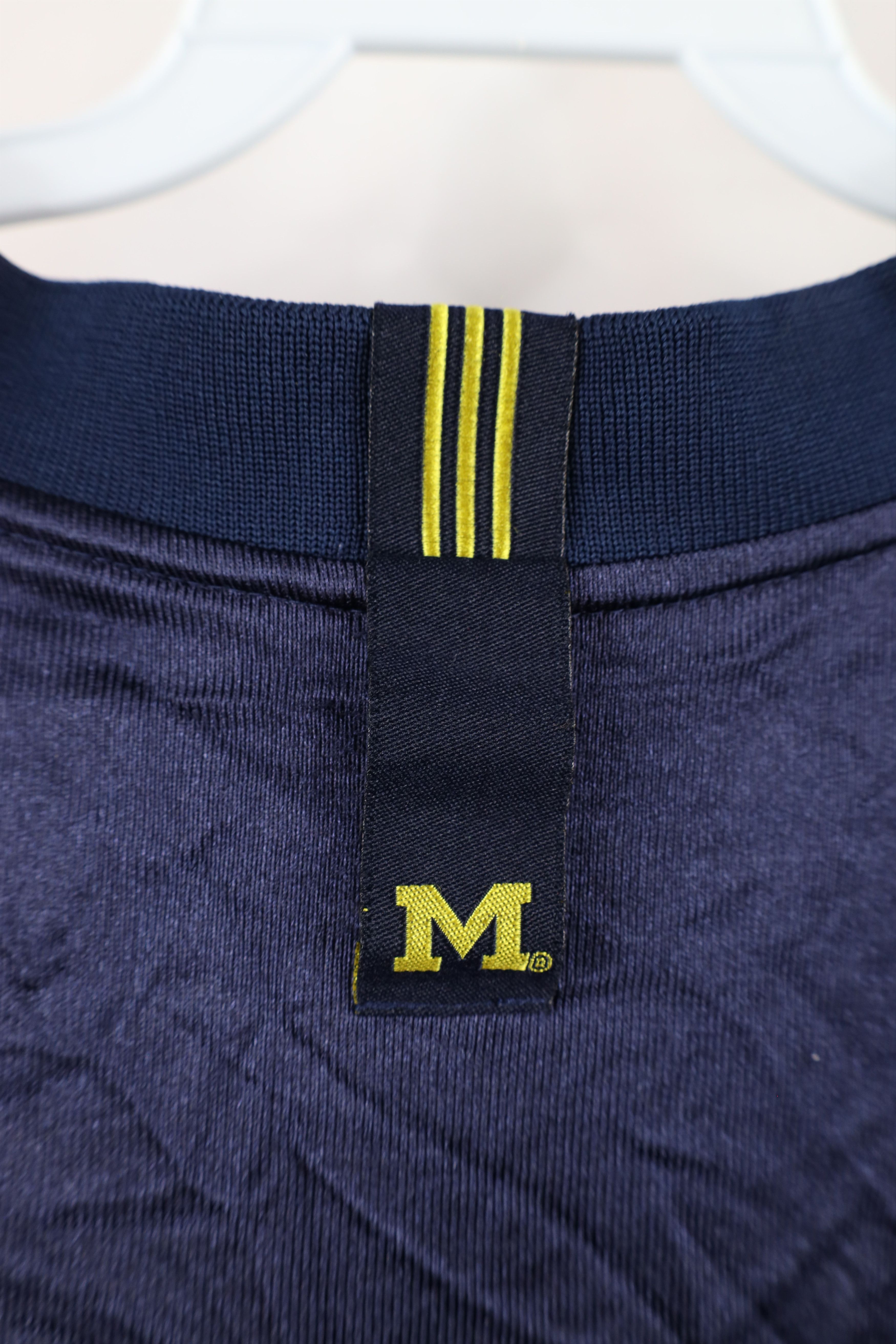 Adidas × Vintage Vintage Adidas University of Michigan Football Jersey Blue Size US L / EU 52-54 / 3 - 10 Thumbnail