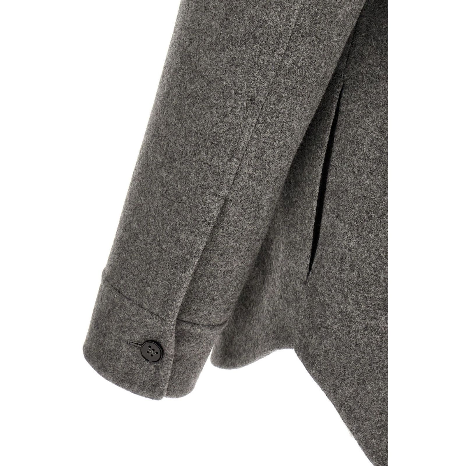 Jil Sander JIL SANDER Gray Wool Overshirt Jacket New & Authentic (Men's Size US L / EU 52-54 / 3 - 4 Thumbnail