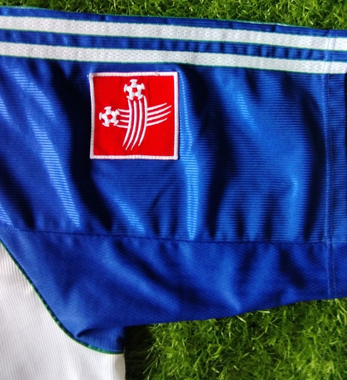 Adidas Grasshoppers Zurich 1999/2000 match worn shirt #21 Berner Size US XL / EU 56 / 4 - 5 Thumbnail