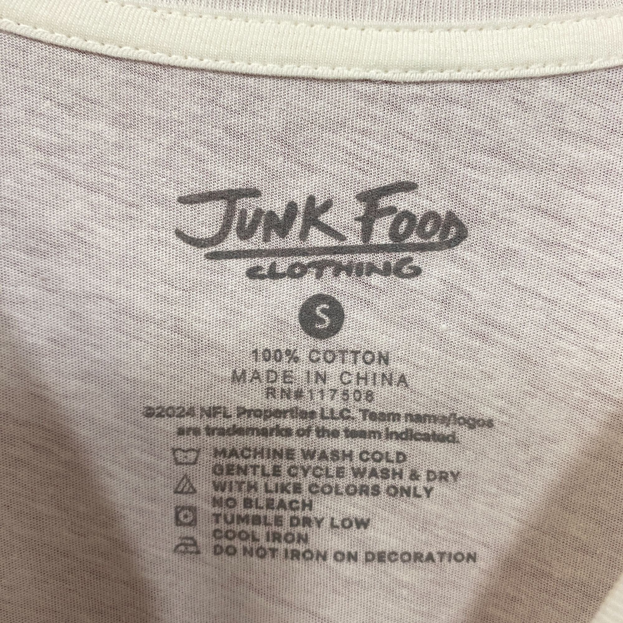 Junk Food Junk Food NFL Kansas City Chiefs Long Sleeve Cropped T-Shirt Size S / US 4 / IT 40 - 4 Thumbnail
