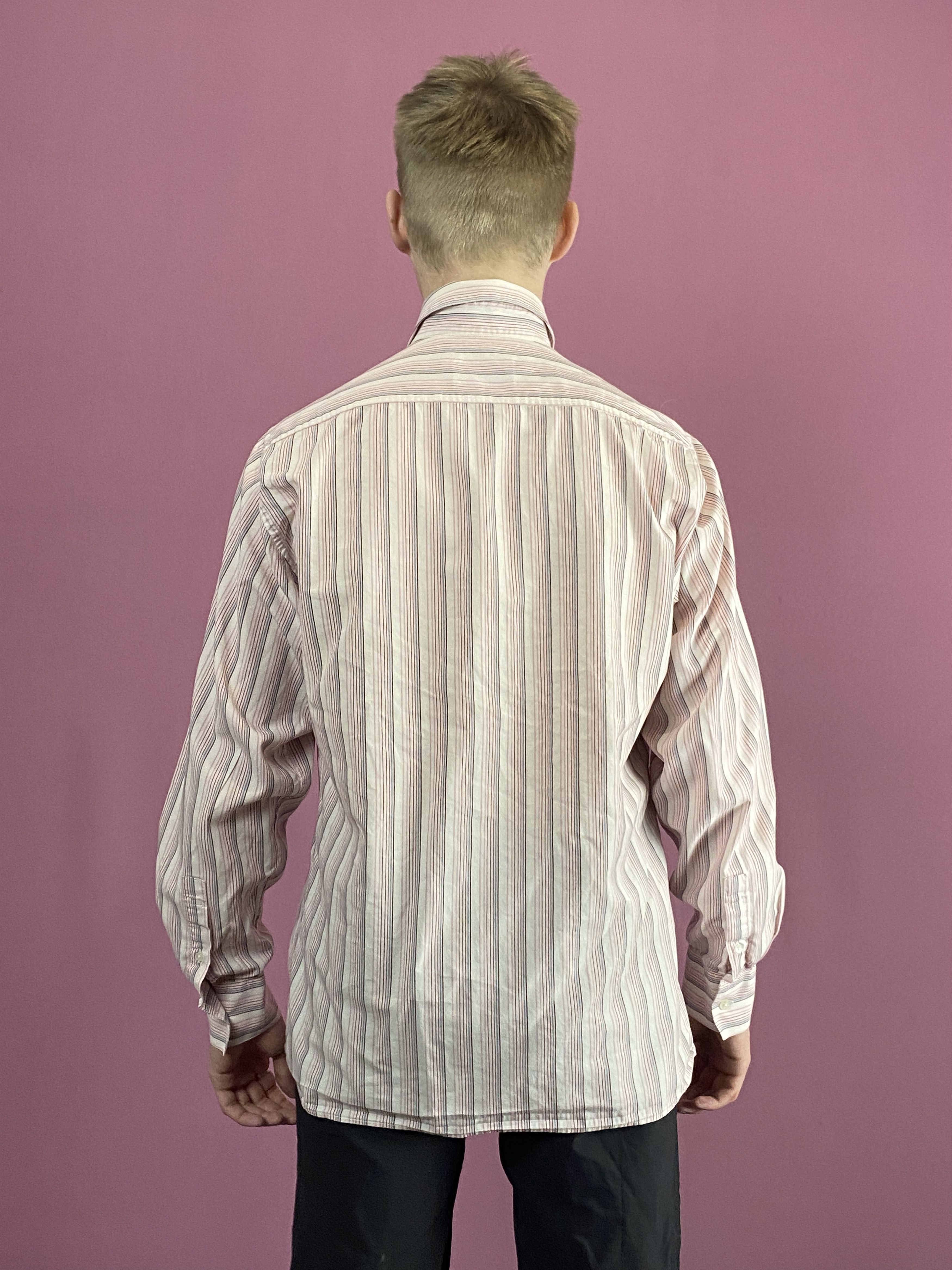 Vintage × Yves Saint Laurent Yves Saint Laurent Vintage Men's Striped Shirt - M Size US M / EU 48-50 / 2 - 3 Thumbnail