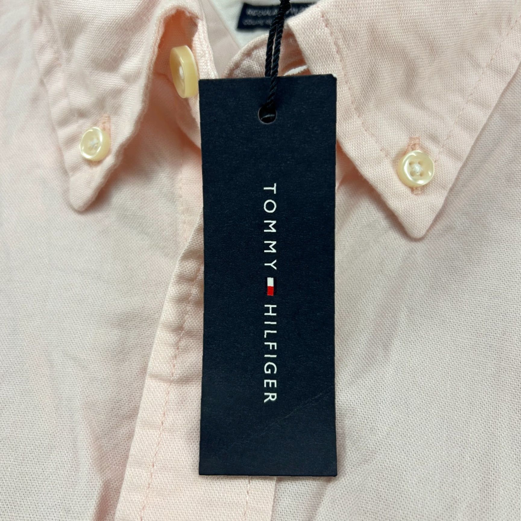 Tommy Hilfiger Tommy Hilfiger Shirt Mens 2XL Pink Button-Up Long Sleeve Solid Stretch Regular Size US XXL / EU 58 / 5 - 5 Thumbnail