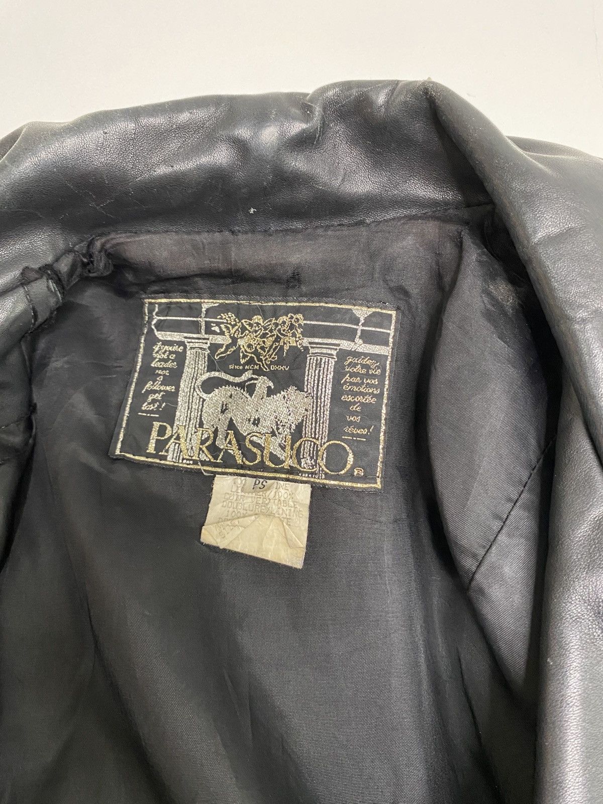 Parasuco × Vintage Vintage Parasuco moto-jacket Size US S / EU 44-46 / 1 - 6 Thumbnail