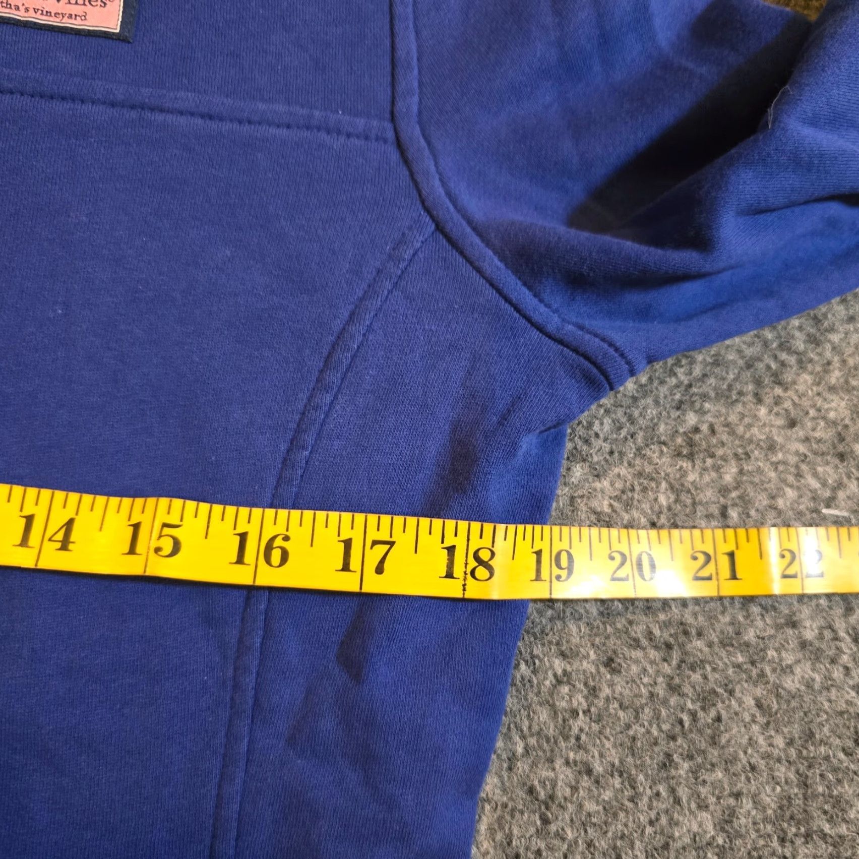 Vineyard Vines Vineyard Vines Sweater Womens Medium Blue 1/4 Zip Long Sleeve Logo Casual Preppy Size S / US 4 / IT 40 - 7 Thumbnail