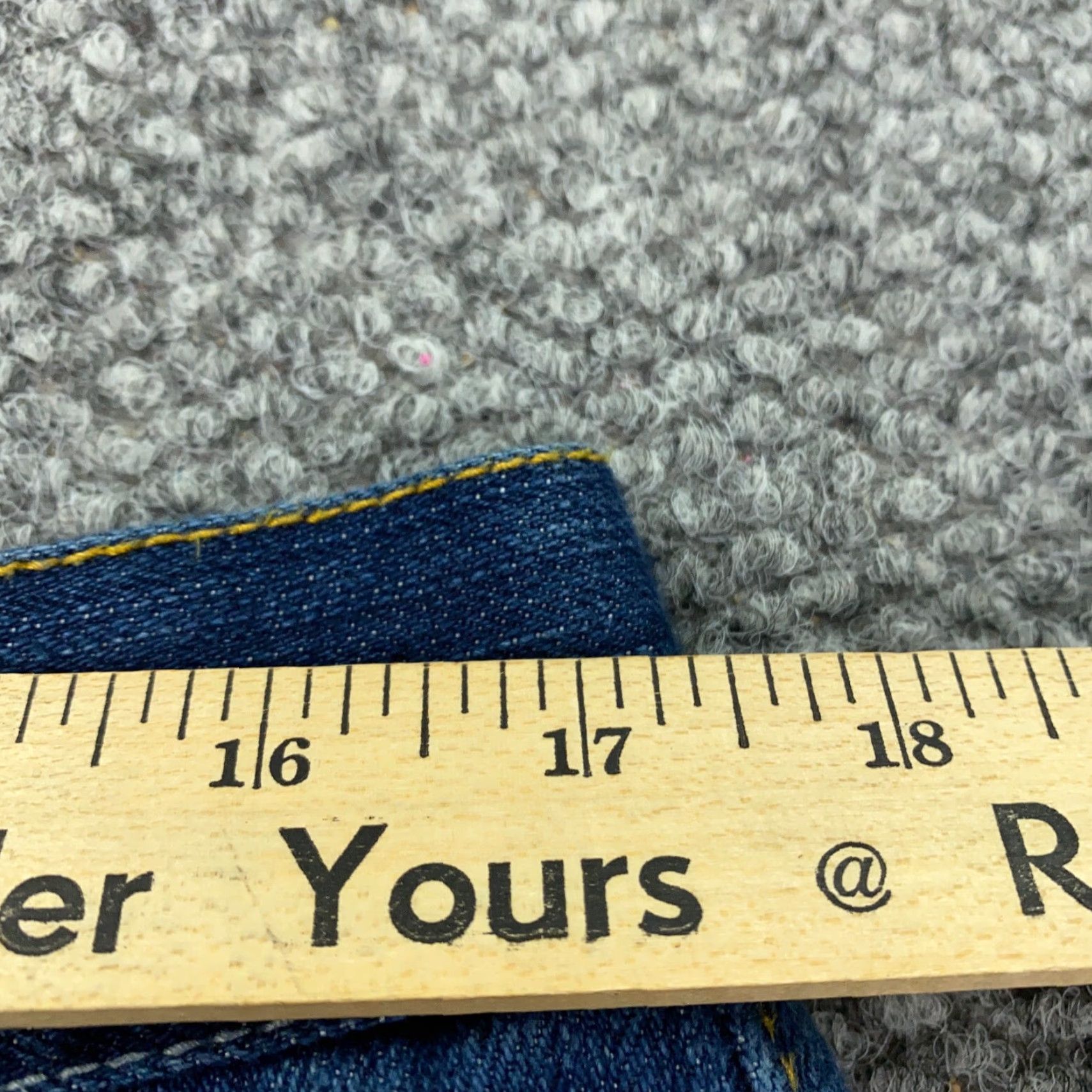 Vintage VINTAGE Raw Blue Jeans Mens 36x32 Blue Baggy Loose Angel Premium Y2K Skate Jeans Mens Regular Blue Distressed 90s Grunge Retro Shirt? Size US 32 / EU 48 - 7 Thumbnail