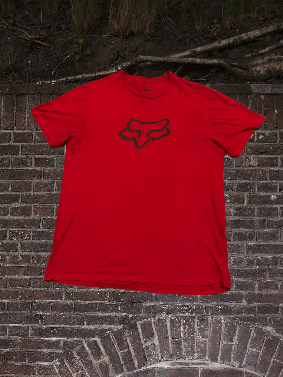 Fox Racing Vintage red big logo T-shirt Fox Racing Y2K MOTO size XL Size US XL / EU 56 / 4 - 1 Thumbnail