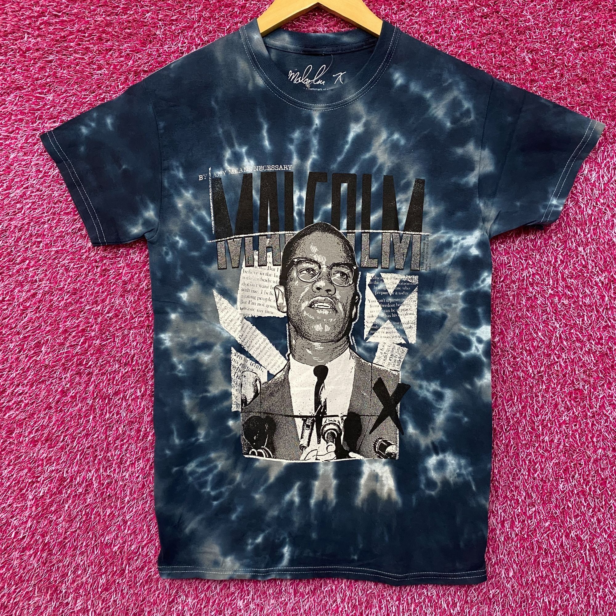 Other Malcolm X By Any Means Necessary Tie Dye T-Shirt Small Size US S / EU 44-46 / 1 - 1 Thumbnail