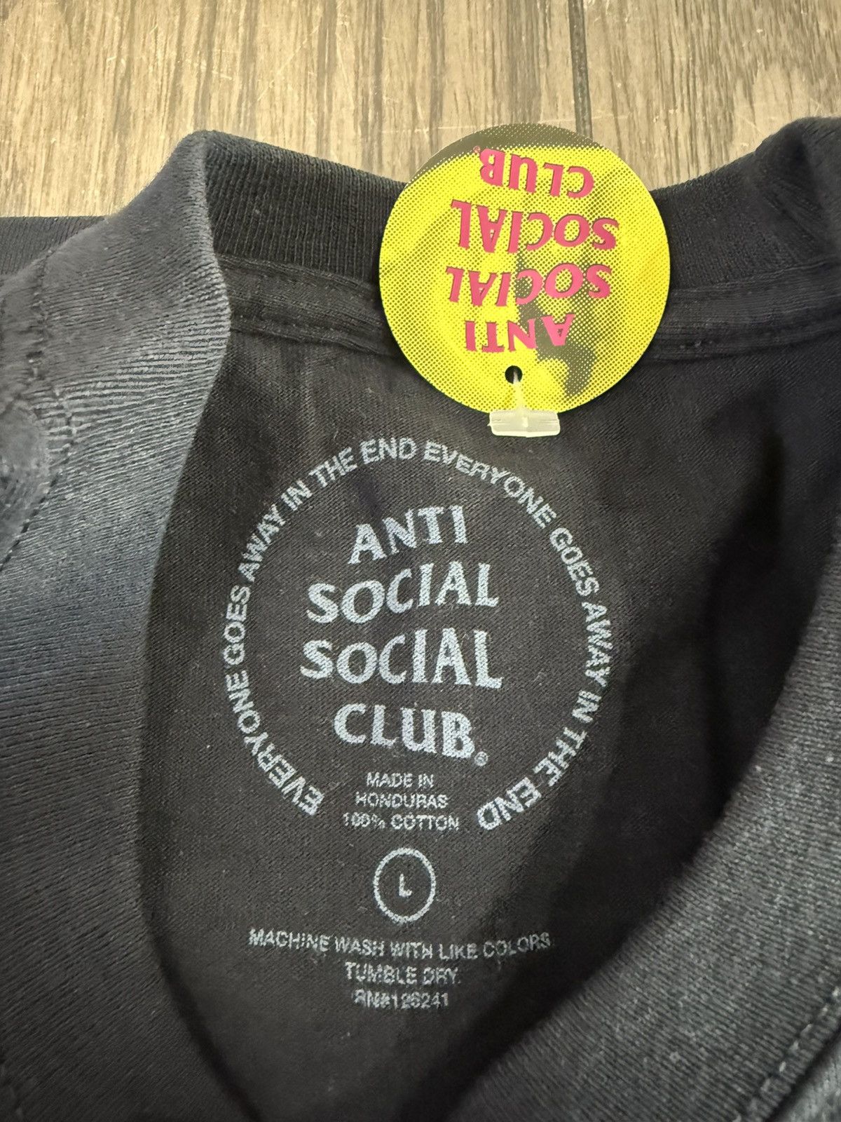 Anti Social Social Club ASSC Anti Social Club Mind Games Lasso Tee Shirt Black Large Size US L / EU 52-54 / 3 - 5 Thumbnail