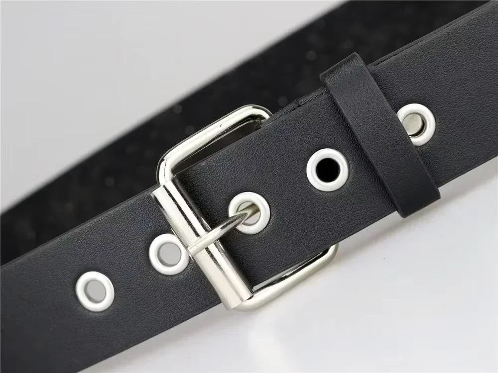 Jewelry Square Bead Rivet Belt Metal Pyramid Belt Size ONE SIZE - 6 Thumbnail