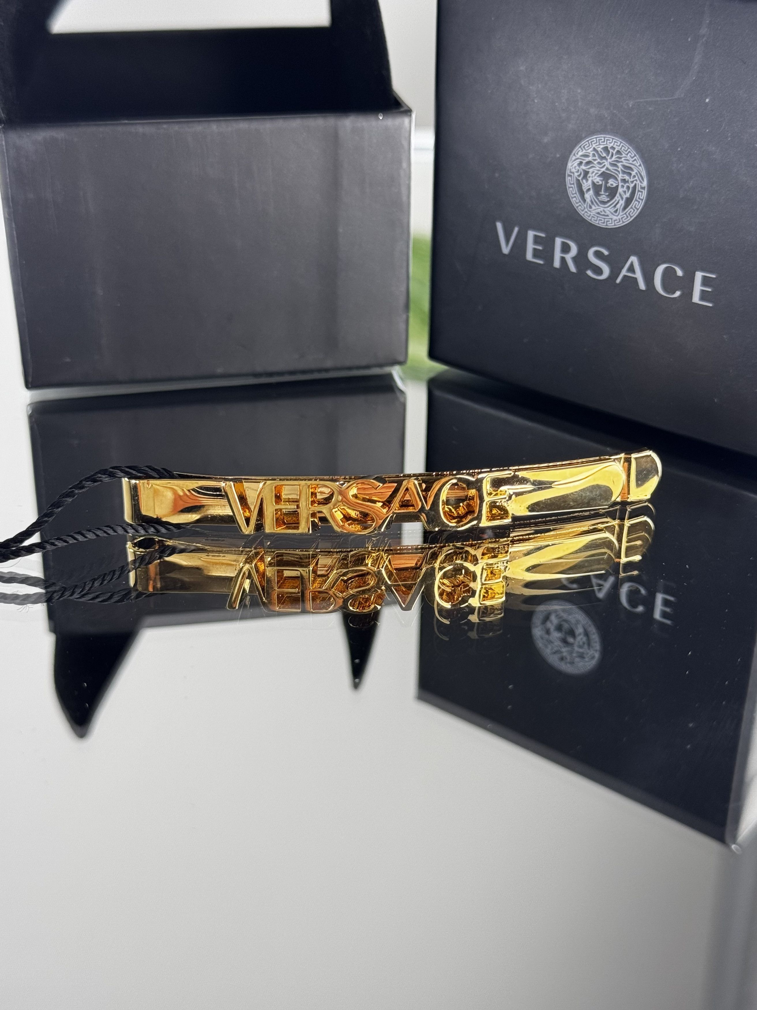 Versace Tribute Medusa Hair Clip Size ONE SIZE - 6 Thumbnail