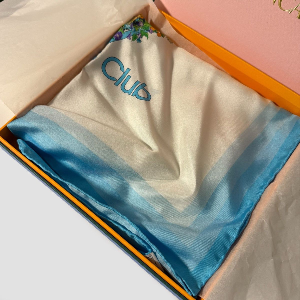Casablanca Casablanca Silk Twill Palm Springs Scarf Blue Size ONE SIZE - 5 Thumbnail