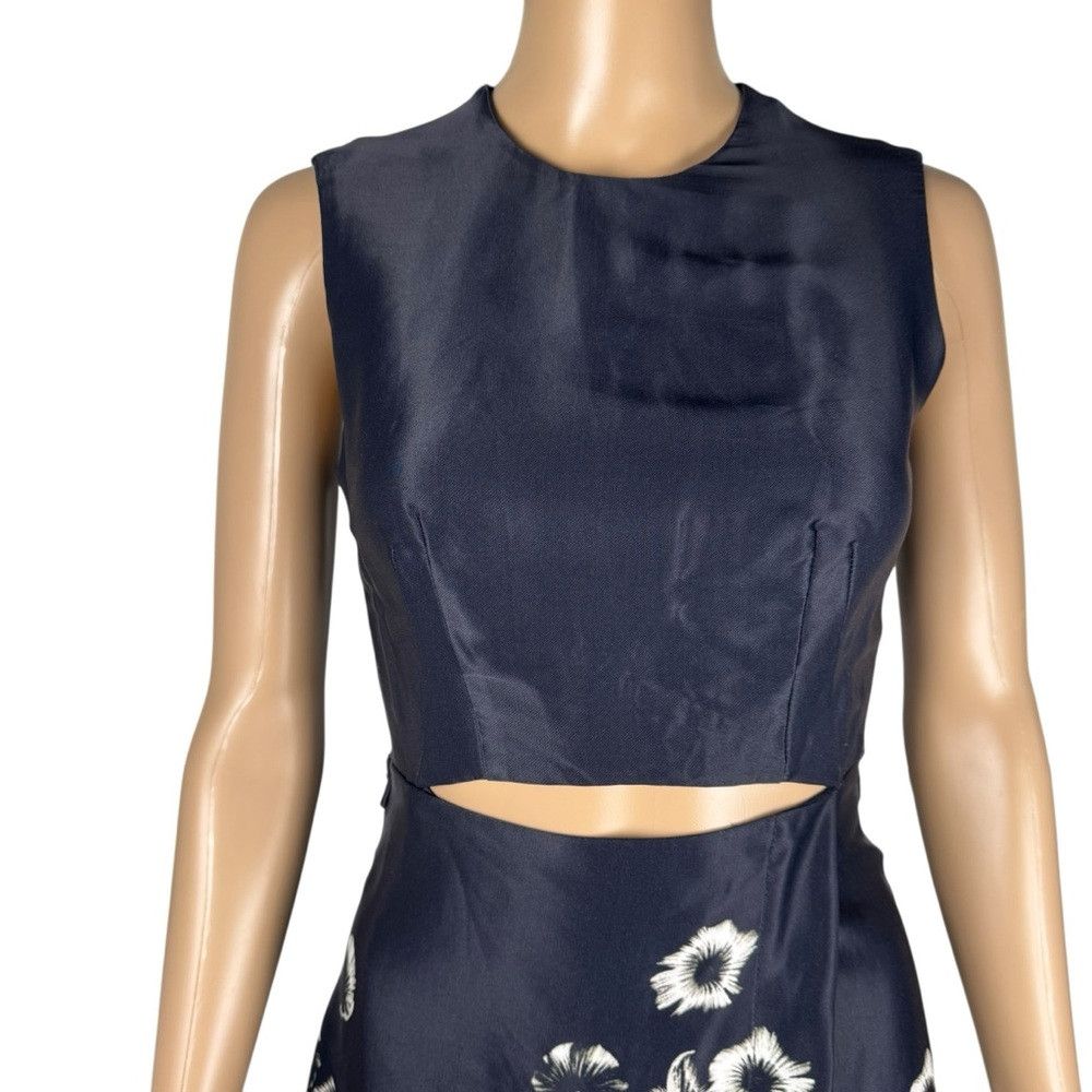 Other LOVER Black Floral Cutout Viscose Sleeveless Mini Dress Siz Size XS / US 0-2 / IT 36-38 - 9 Thumbnail