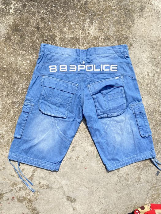 883 police denim on sale shorts