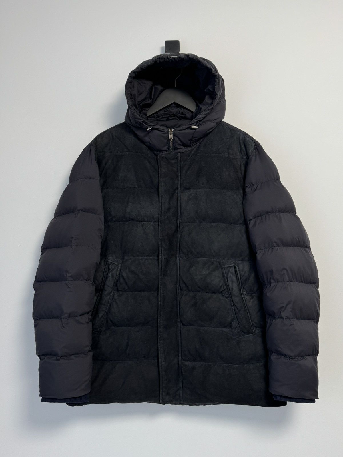Herno Herno Black Down Puffer Jacket Hooded Nylon Coat Men’s 54 Size US XL / EU 56 / 4 - 1 Thumbnail