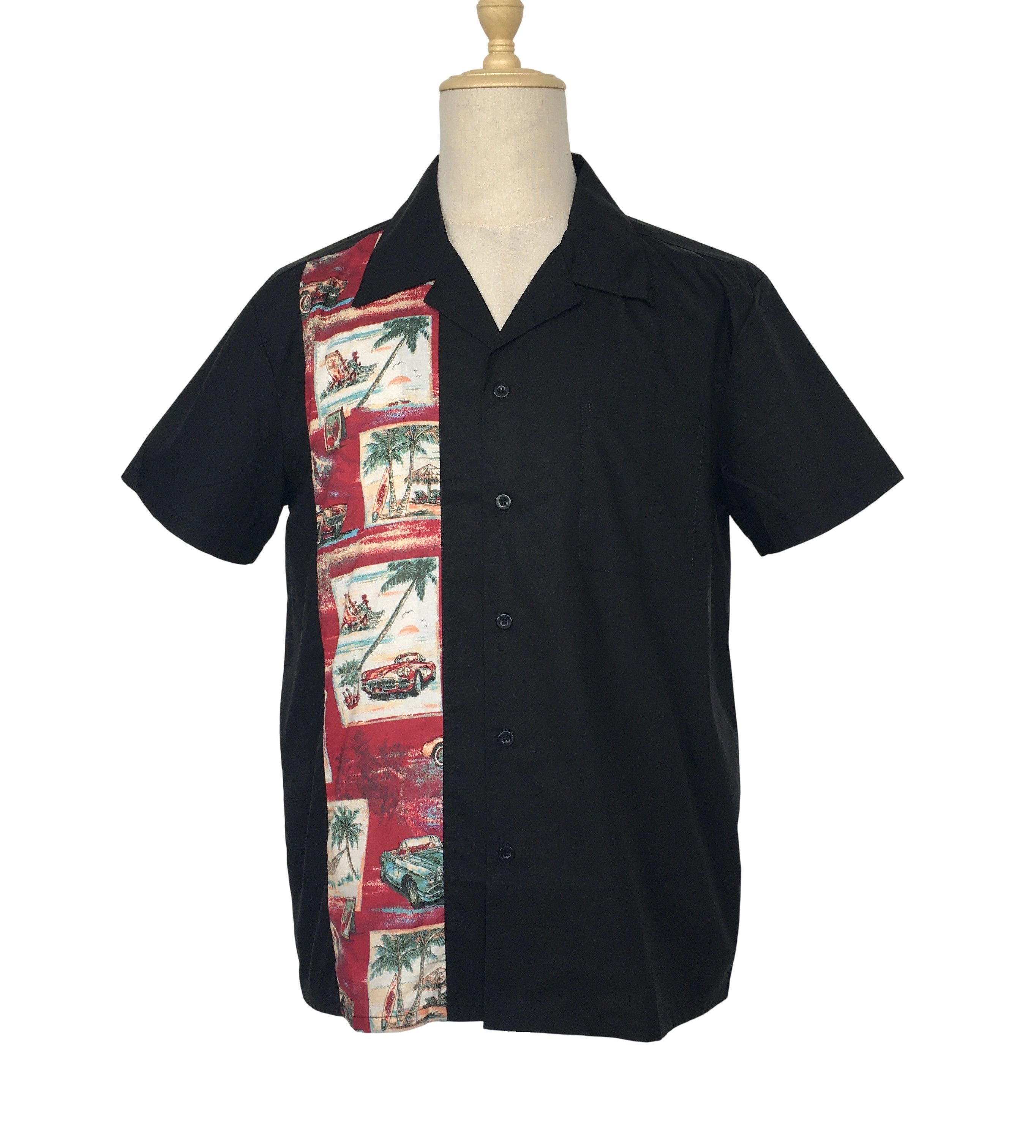 Other Men's Casual Shirts 1950's Retro Vintage Tops Cars Pattern Size US XL / EU 56 / 4 - 1 Thumbnail