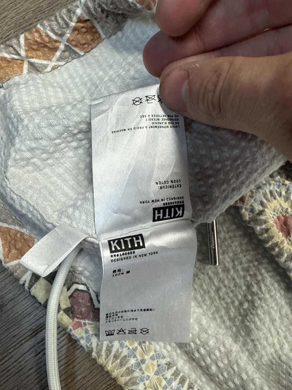 Kith Kith searsucker tile T shirt Size US M / EU 48-50 / 2 - 5 Thumbnail