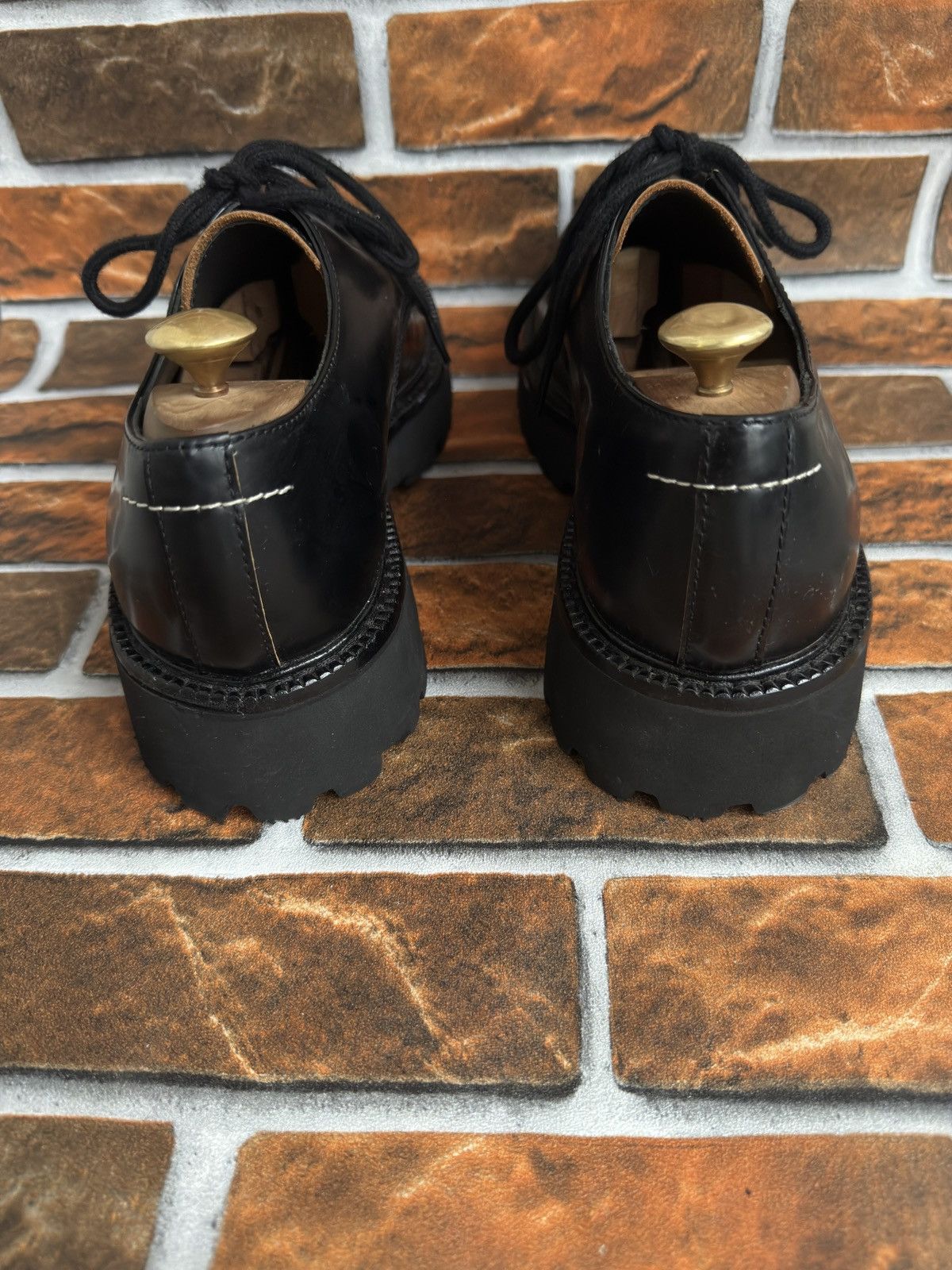 Maison Margiela 🕷️🔥scuffed derby Size US 11 / EU 44 - 14 Thumbnail