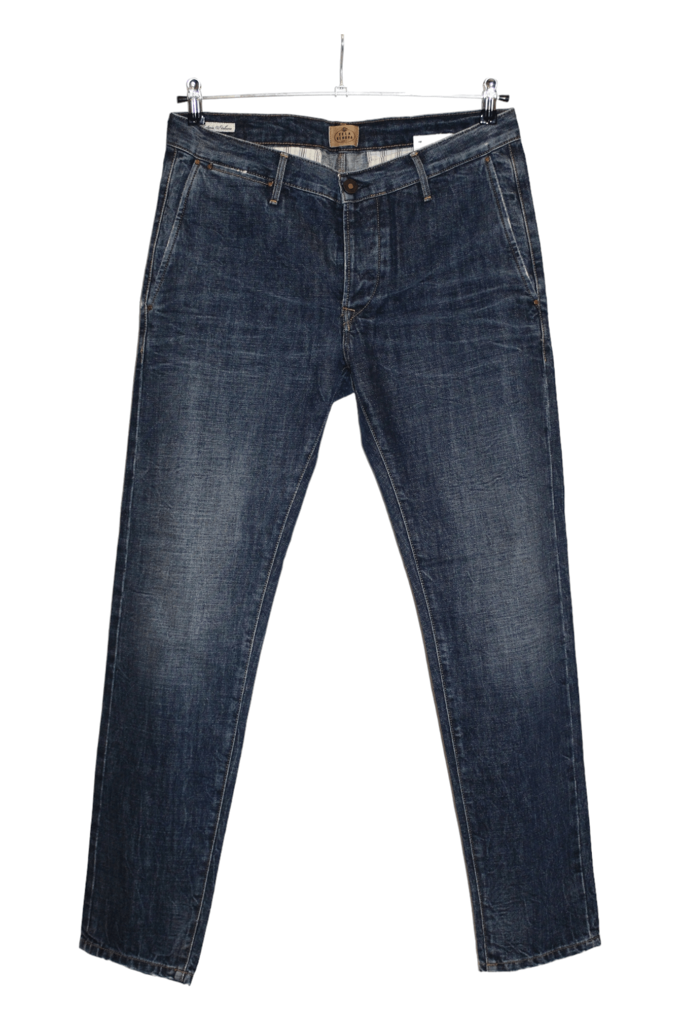Barena Tela Genova MDXV Rigid Selvedge Faded Denim 5-pockets Jeans Size US 34 / EU 50 - 12 Thumbnail