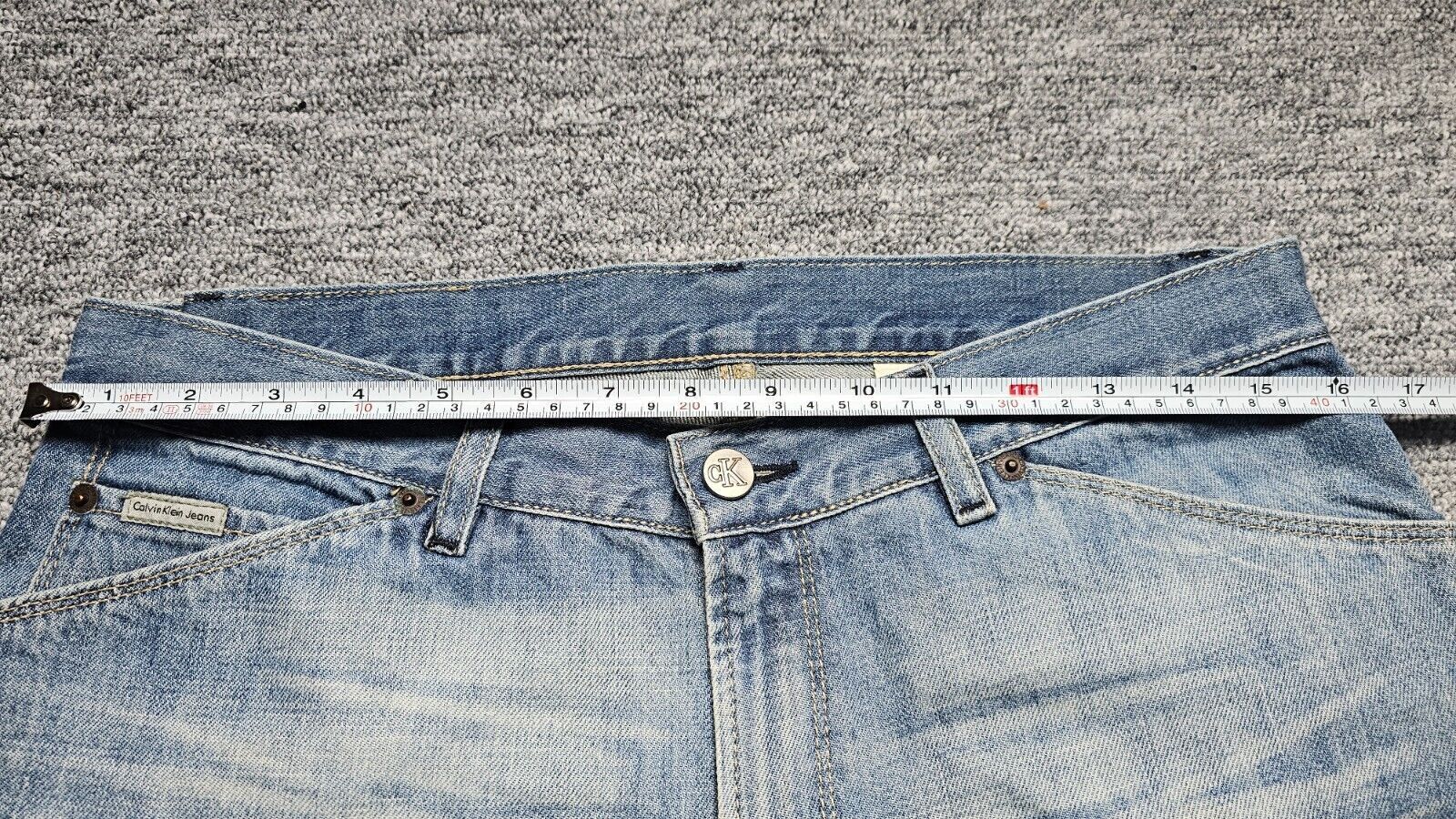 Calvin Klein Vintage Y2K Calvin Klein Low Rise Flare Bootcut Jeans W32 Size 32" / US 10 / IT 46 - 13 Thumbnail
