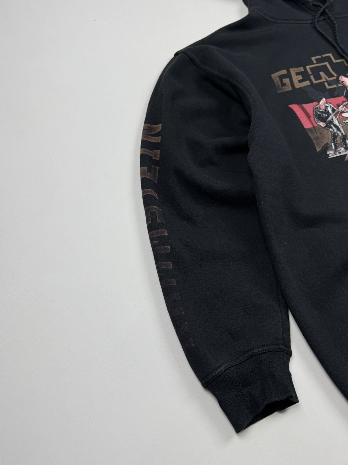 Band Tees × Vintage Y2K Vintage Rammstein Germany Graphic Hoodie Size US XXL / EU 58 / 5 - 3 Thumbnail