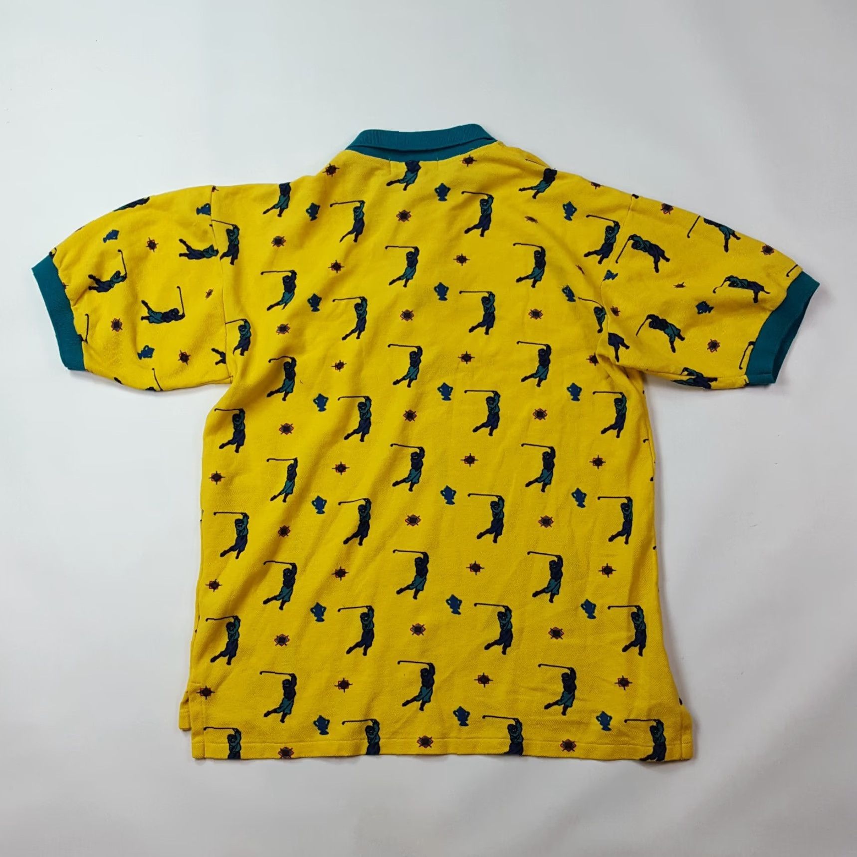 Vintage VINTAGE Southport Polo Shirt Mens M Yellow Golf PGA USA Made 90s Casual Short Sleeve Button-Up Polo Shirt Size US M / EU 48-50 / 2 - 5 Thumbnail