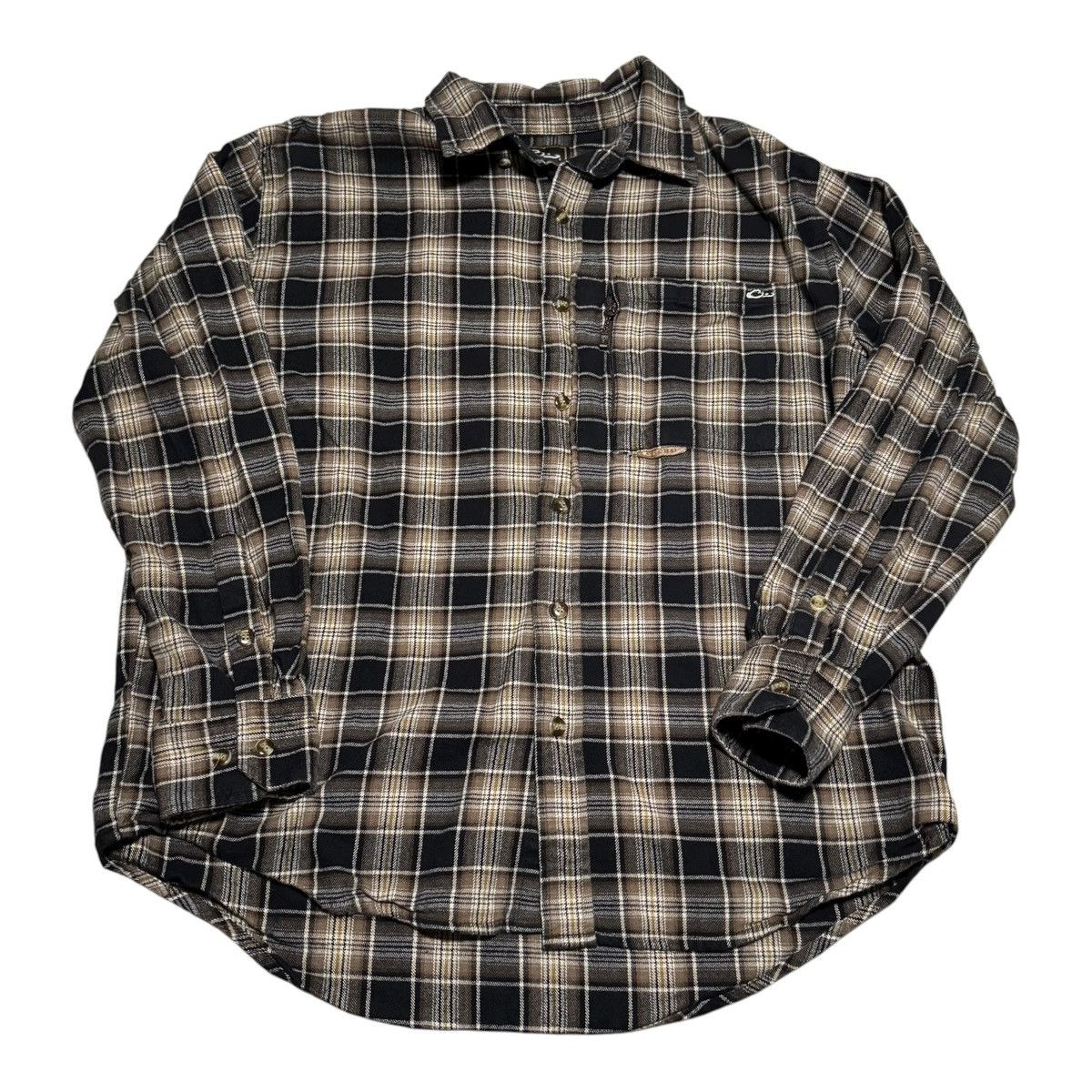 Drake Drake Waterfowl Autumn Long Sleeve Plaid Flannel Men's L Size US L / EU 52-54 / 3 - 1 Thumbnail