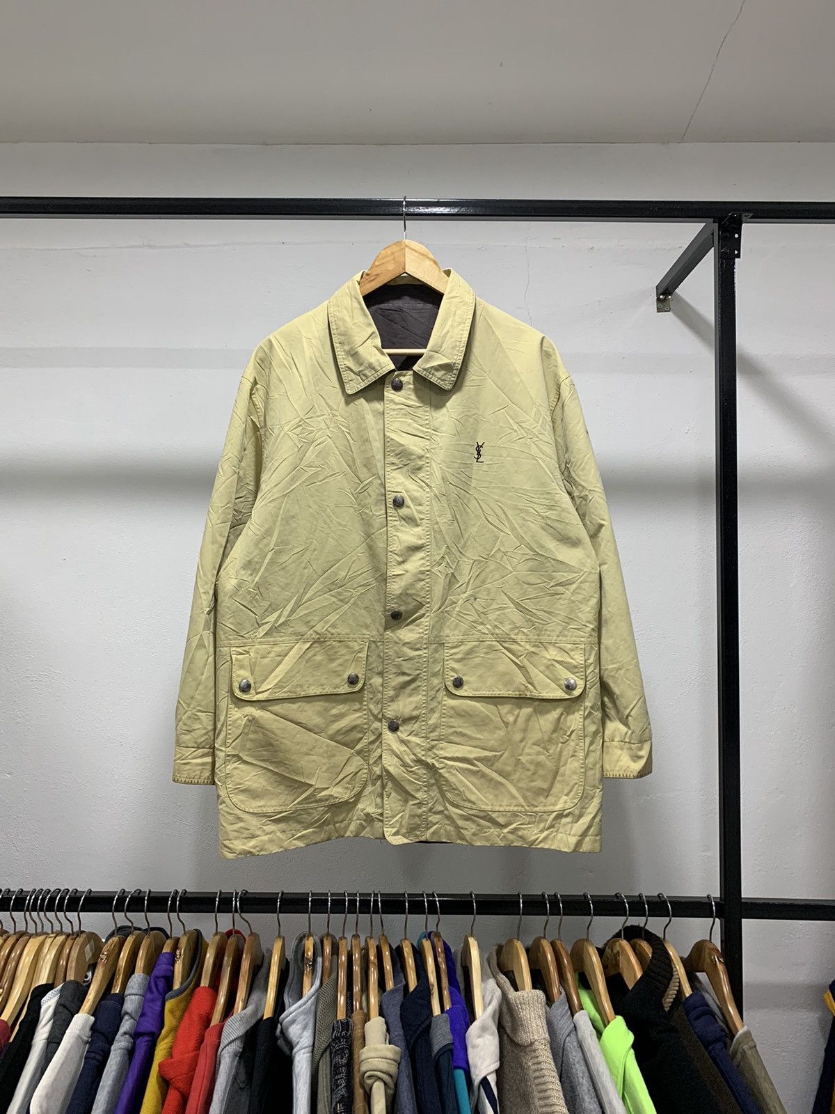 メンズジャケット、リバーシブル仕様 Saint Laurent Yves