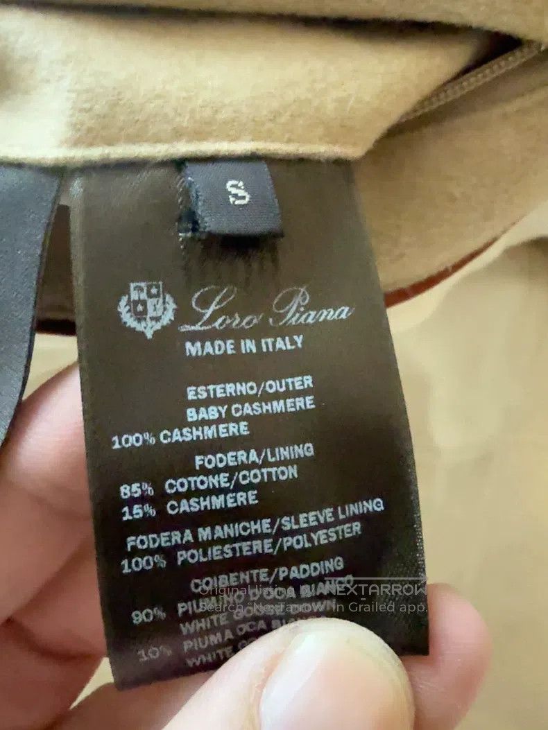 Loro Piana Loro Piana Men's cashmere down jacket, outer layer 100% ca Size US S / EU 44-46 / 1 - 5 Thumbnail